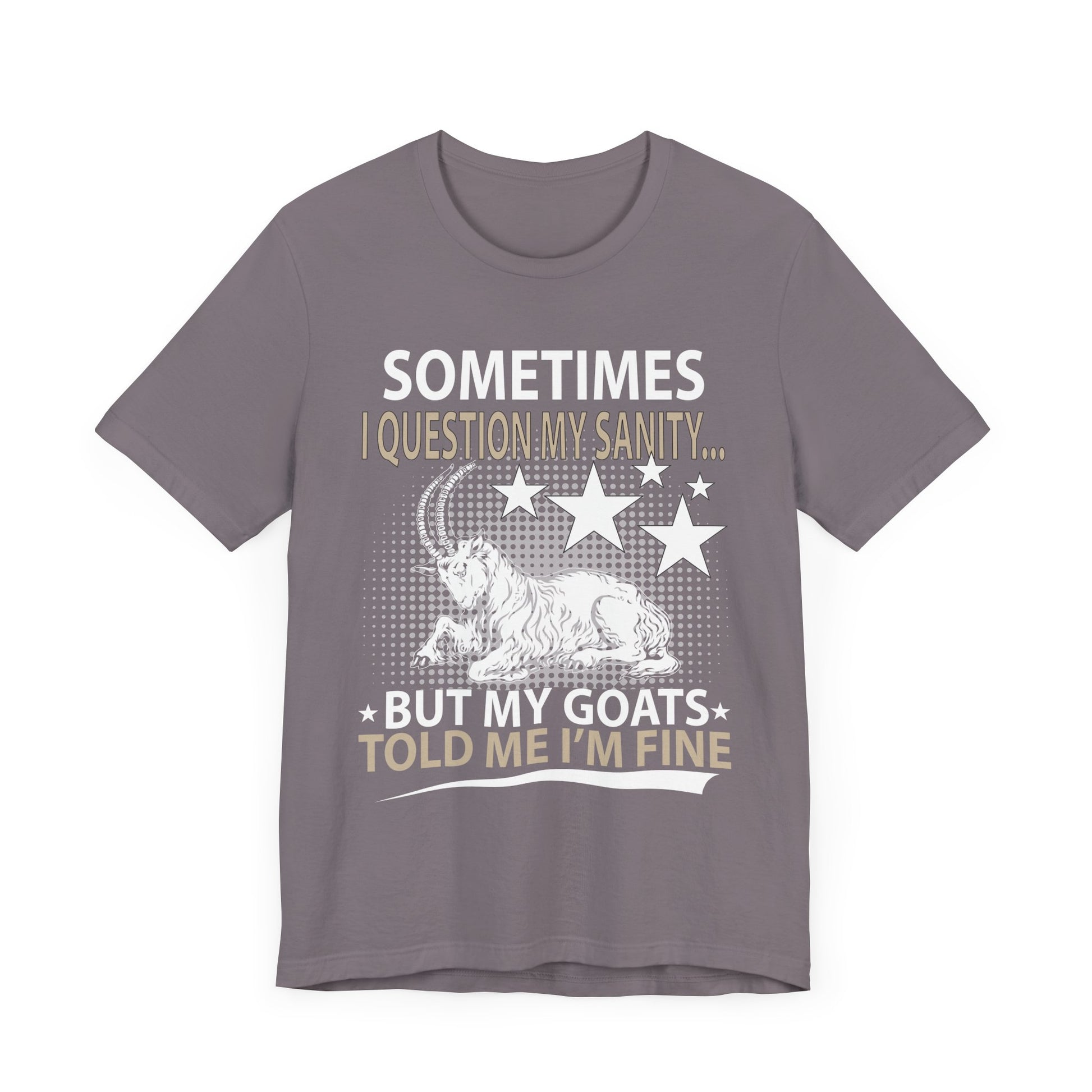 Funny Goat Theme Tee, Quirky Animal Lover Shirt, Gift for Goat Owners, Humor Tee, Perfect for Birthdays