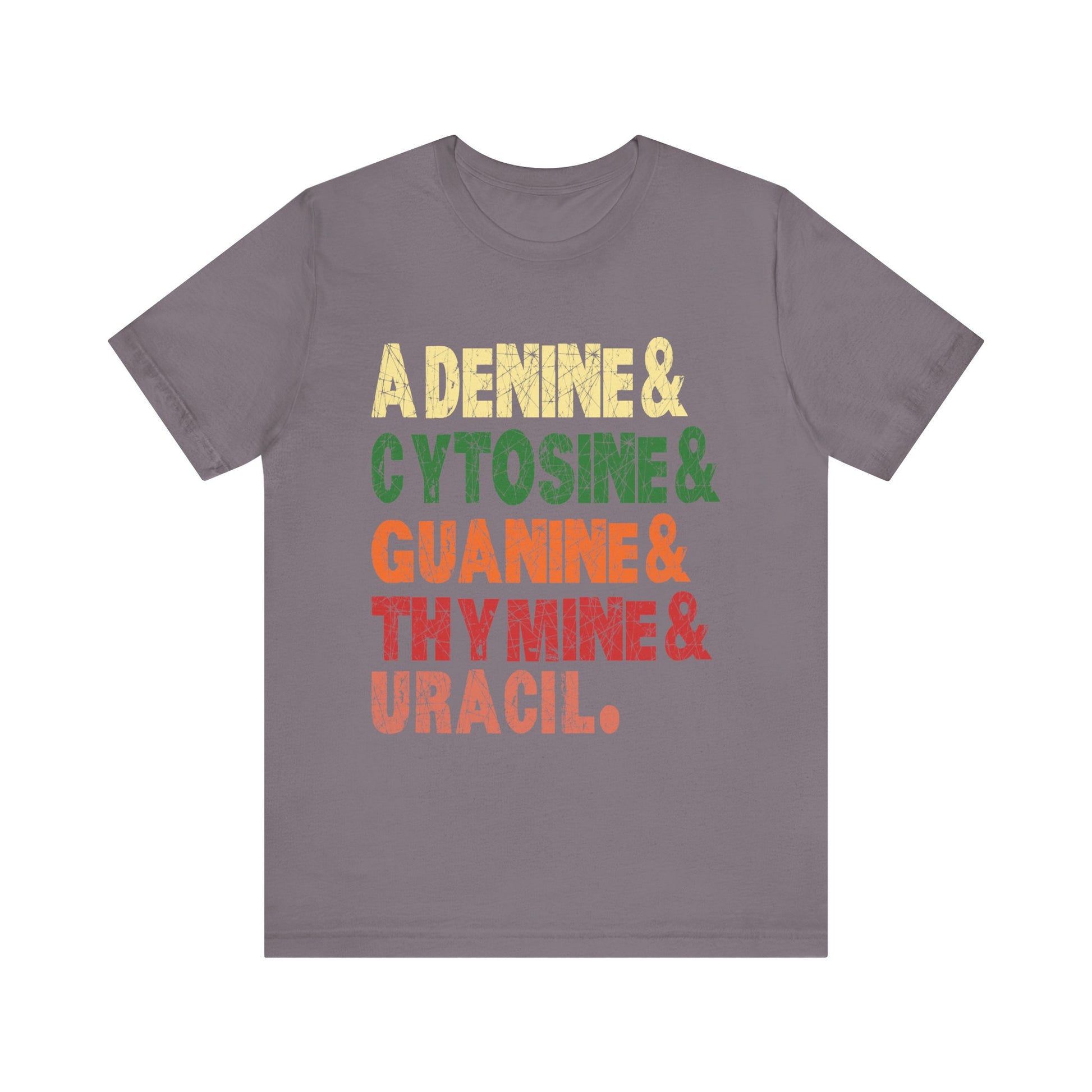Nucleobases Biology Teacher DNA Biologist  Unisex Jersey Short Sleeve Tee