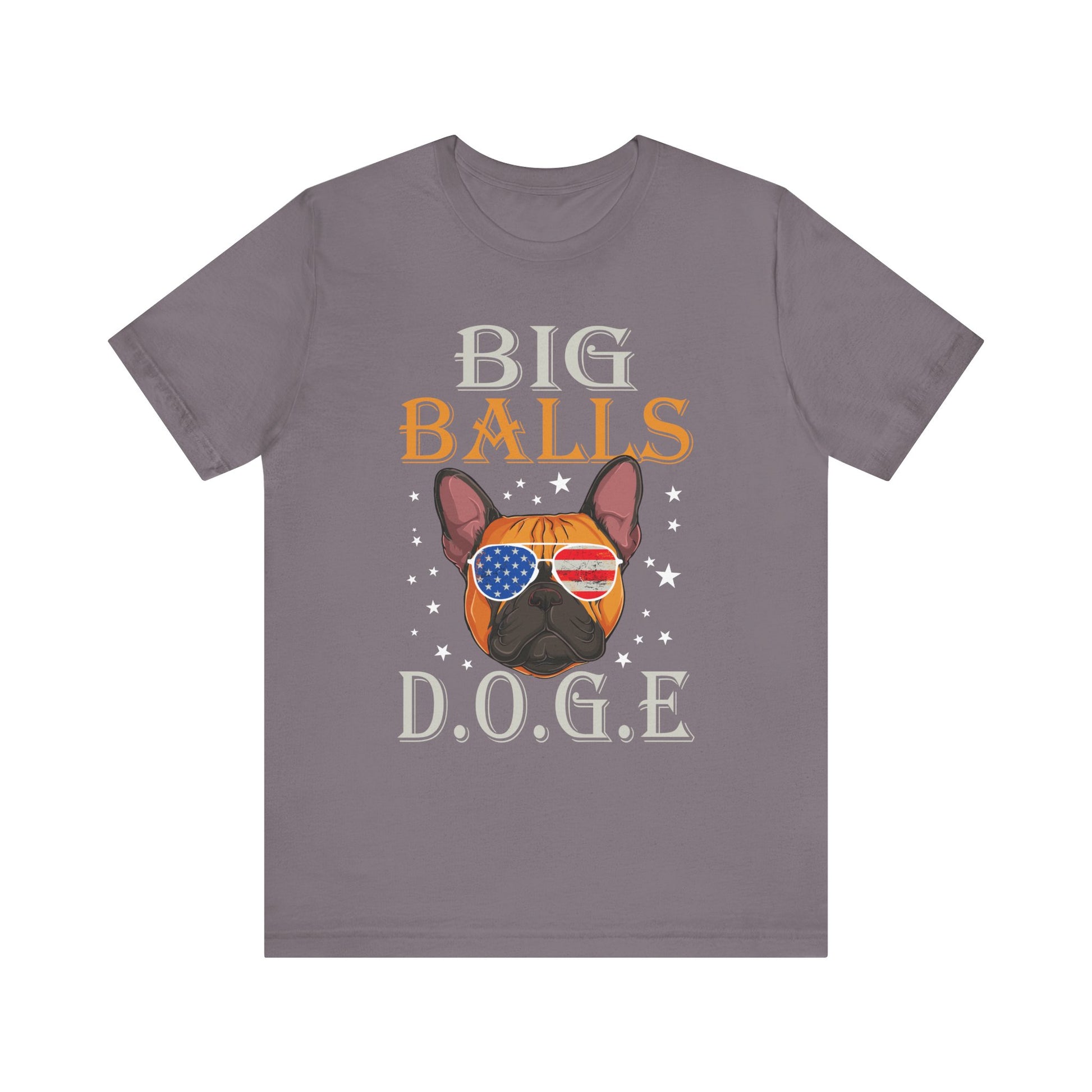 Funny Dog-Themed Unisex Tee - 'BIG BALLS D.O.G.E.' Graphic Shirt