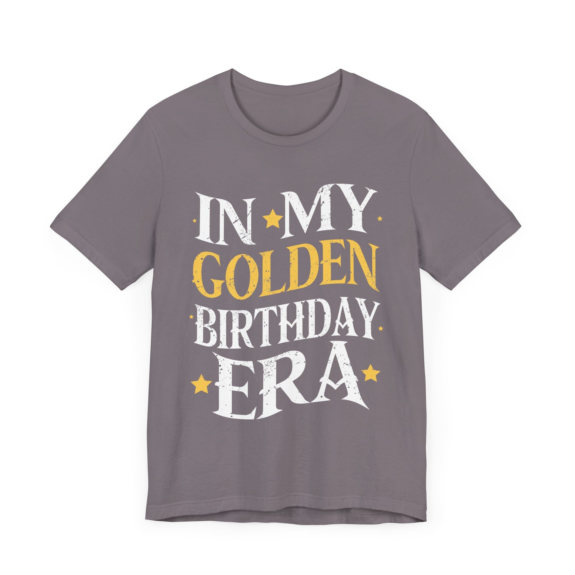 Retro Groovy In My Golden Birthday Era T-Shirt Unisex Jersey Short Sleeve Tee