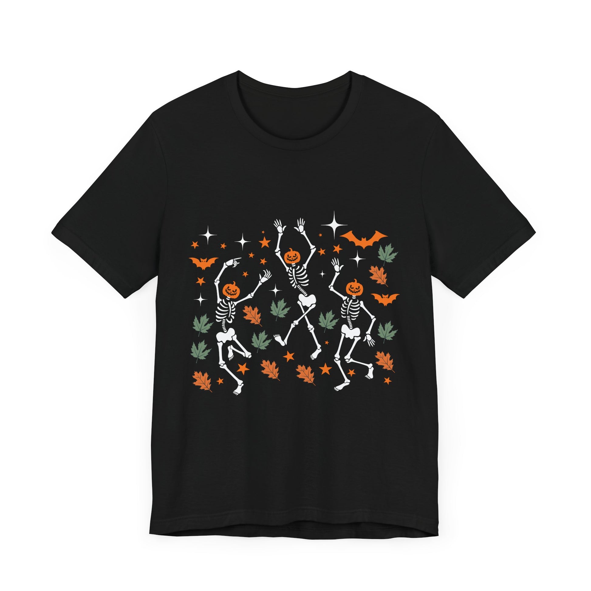 Halloween Skeleton Dance Tee - Unisex Jersey Short Sleeve T-Shirt
