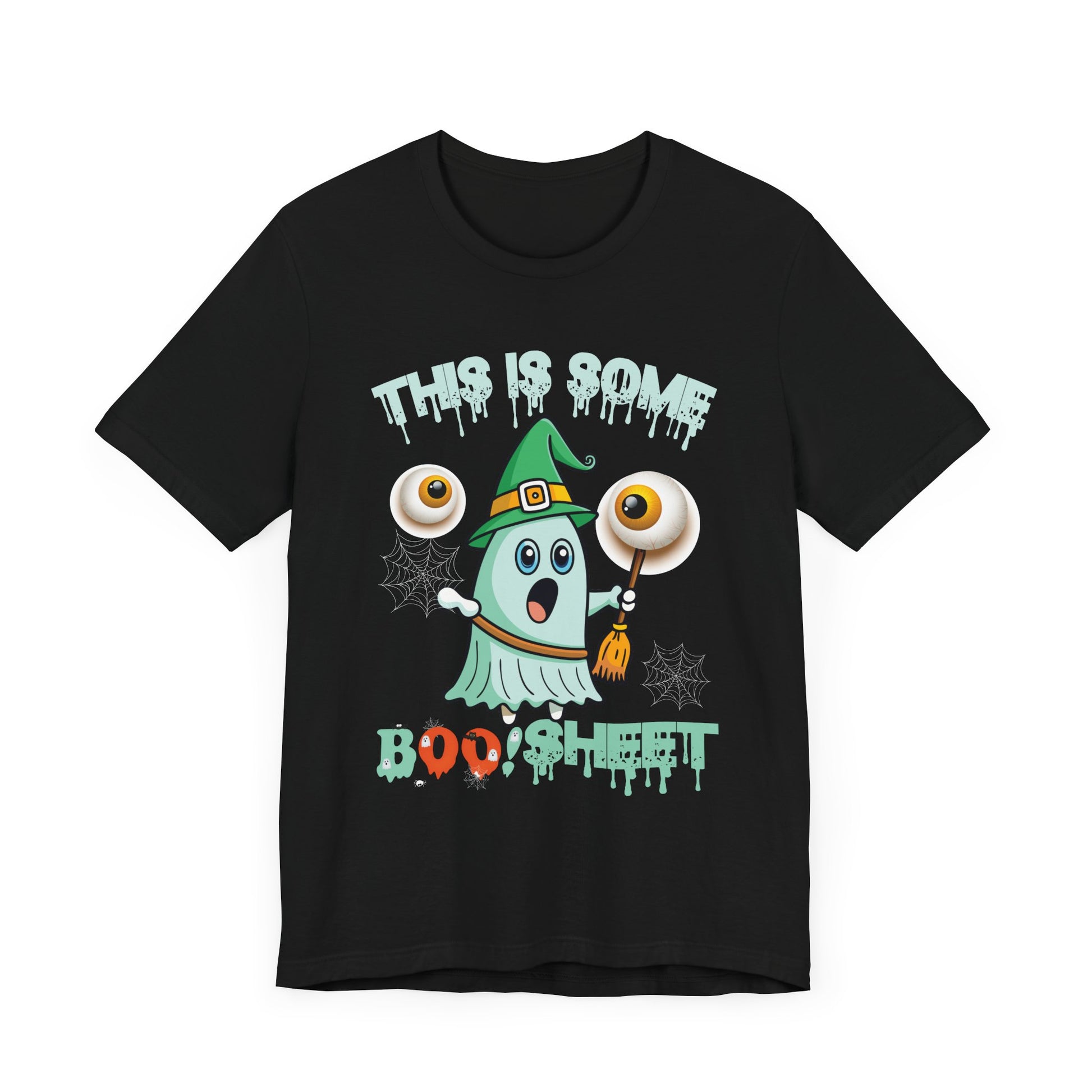 Funny Ghost Boo Sheet Unisex Jersey Short Sleeve Tee