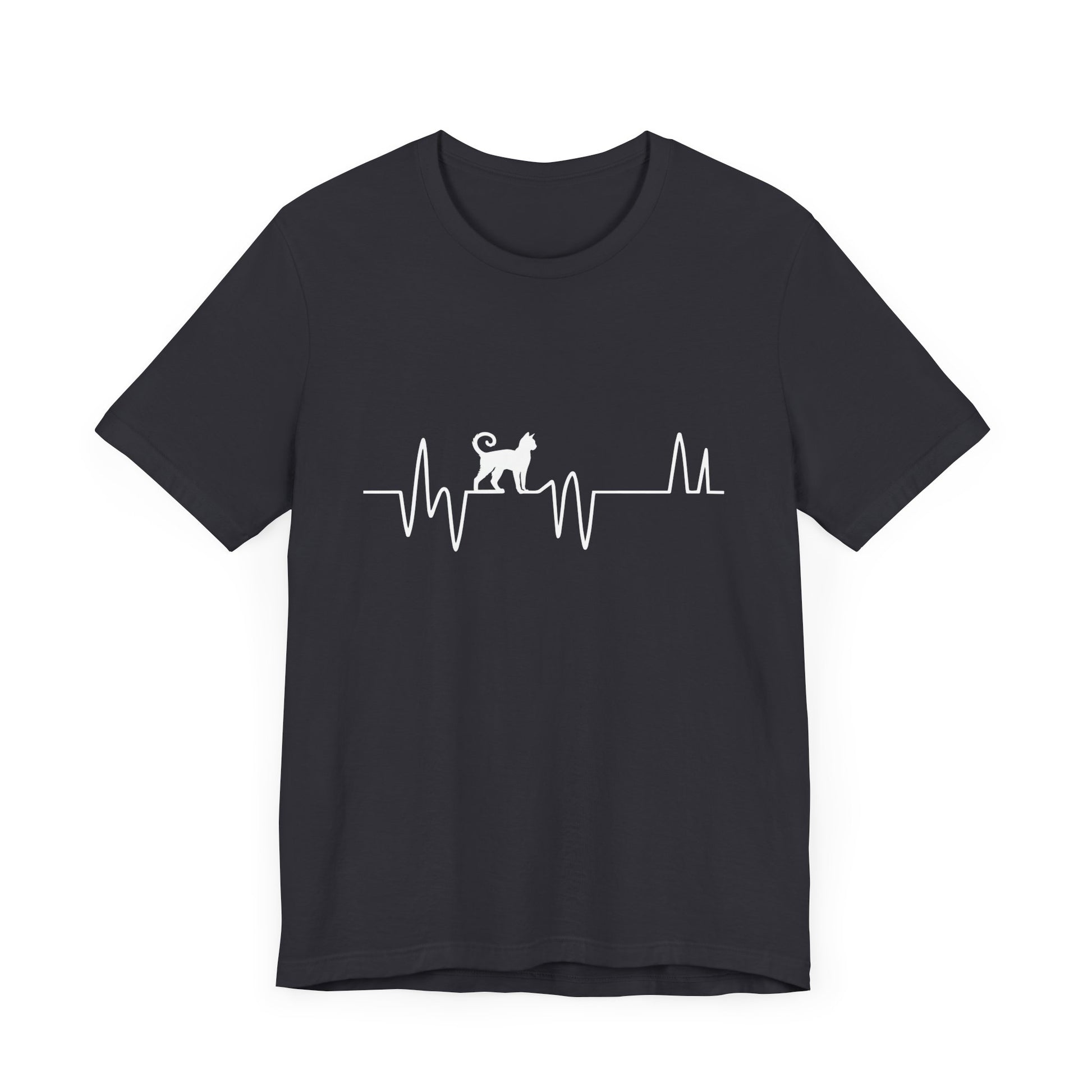 Dog Lover Heartbeat Tee - Unisex Jersey Short Sleeve T-Shirt