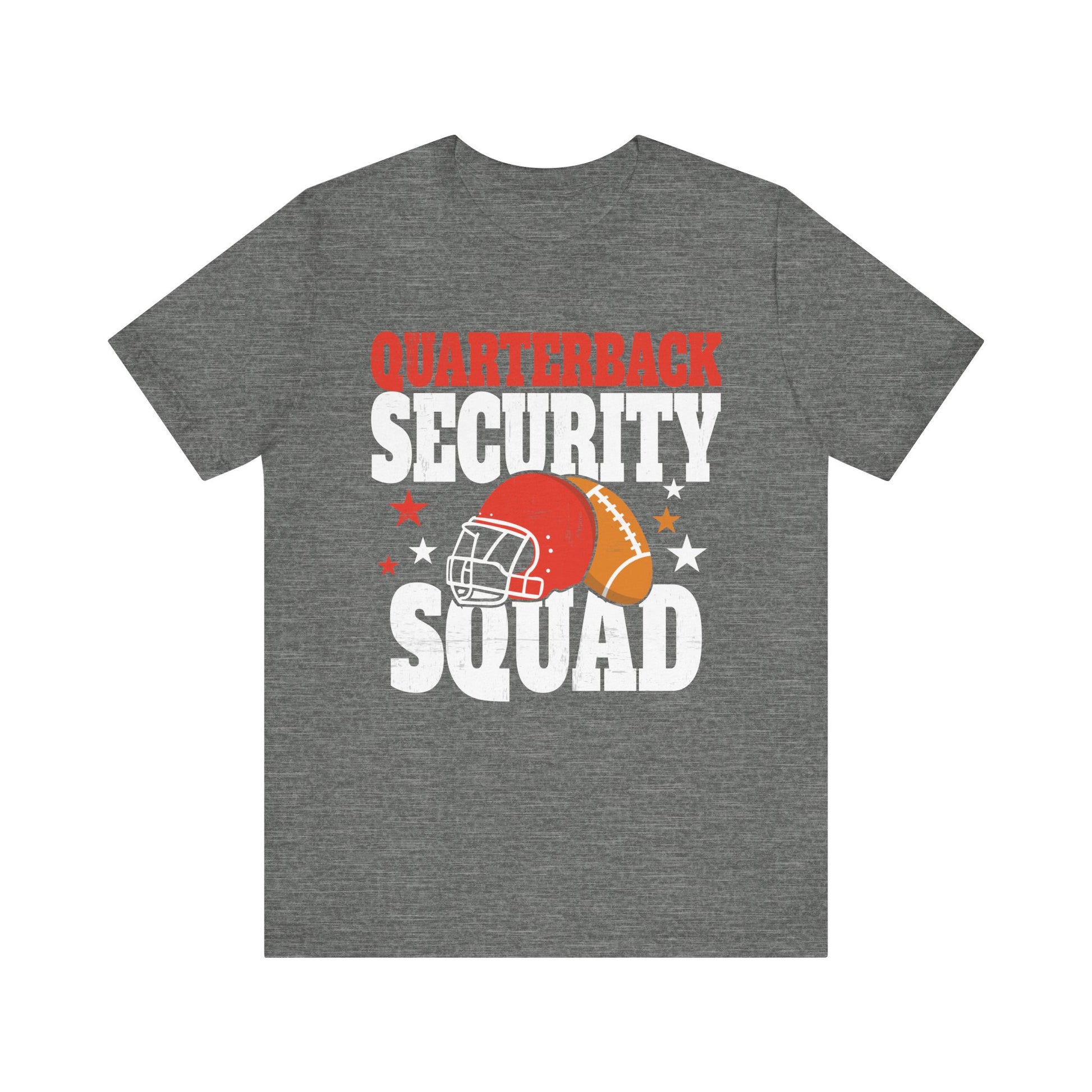 Quarterback Security Squad Football Offensive Line Lineman T-Shirt Unisex Jersey Short Sleeve Tee