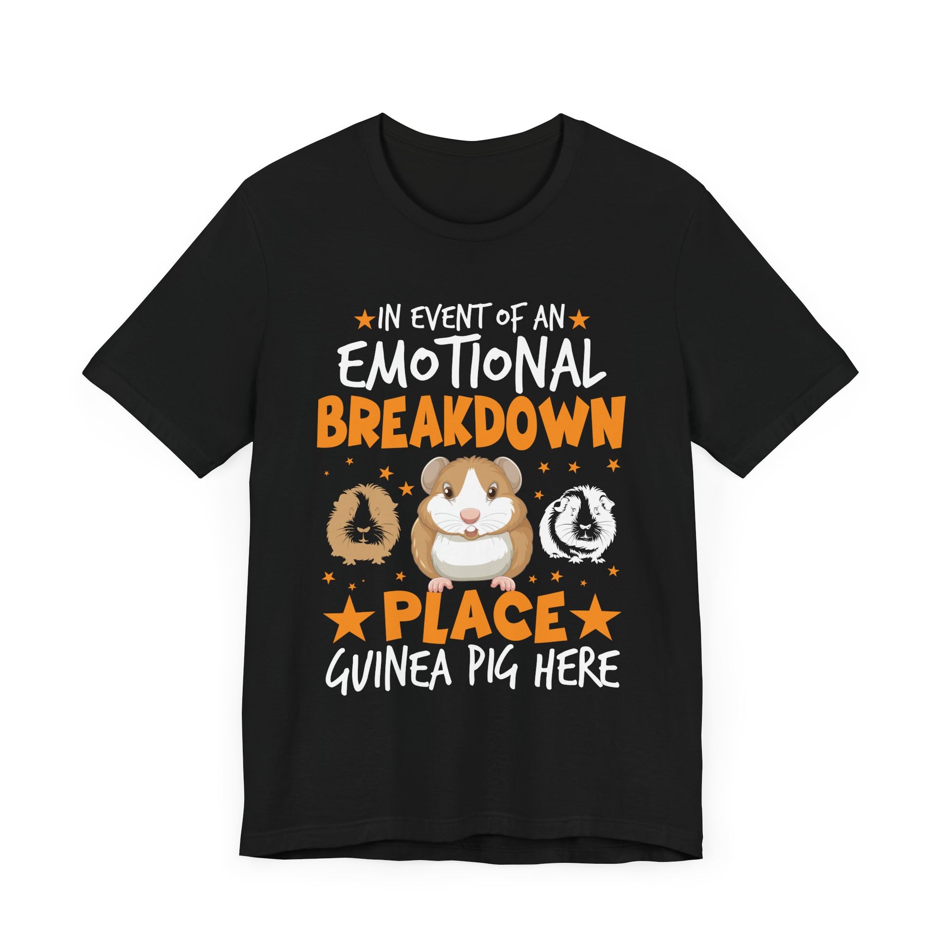 Emotional Support Guinea Pig Tee - Unisex Jersey Short Sleeve T-Shirt