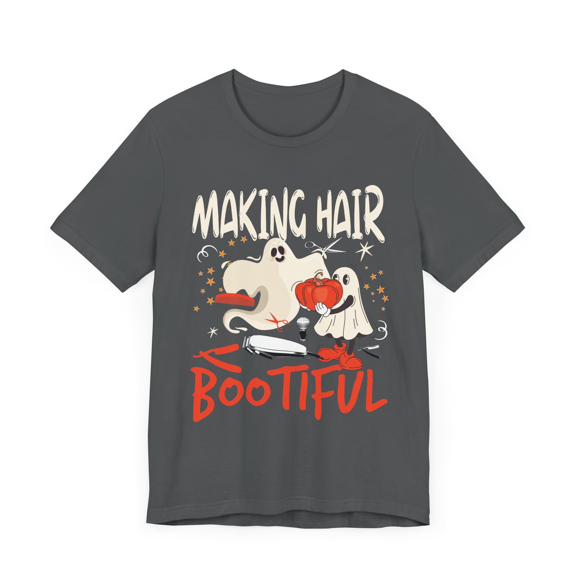 Halloween Ghost 'Making Hair Bootiful' Unisex Tee