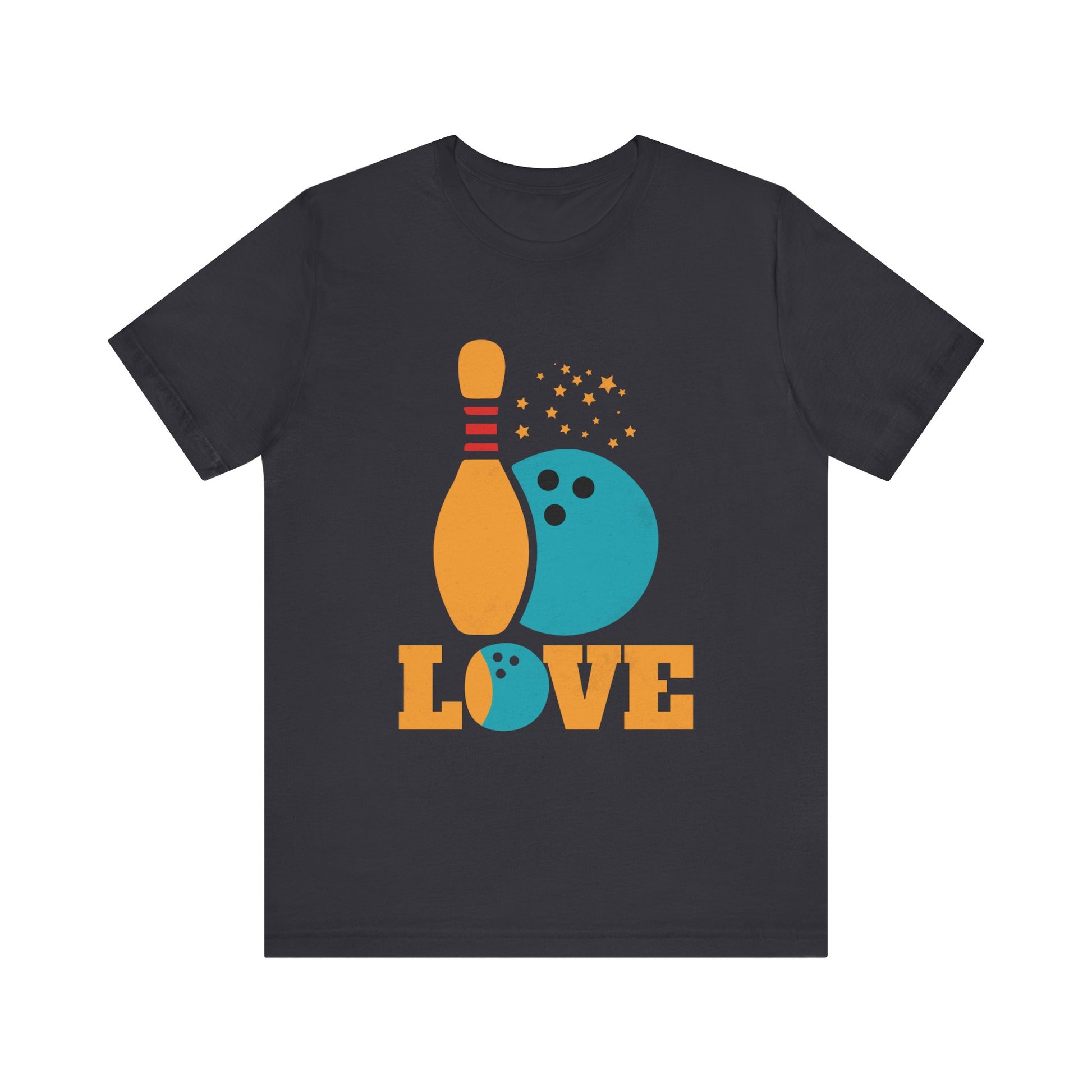 Bowling Love Unisex Jersey Tee - Perfect Gift for Bowlers & Sports Enthusiasts