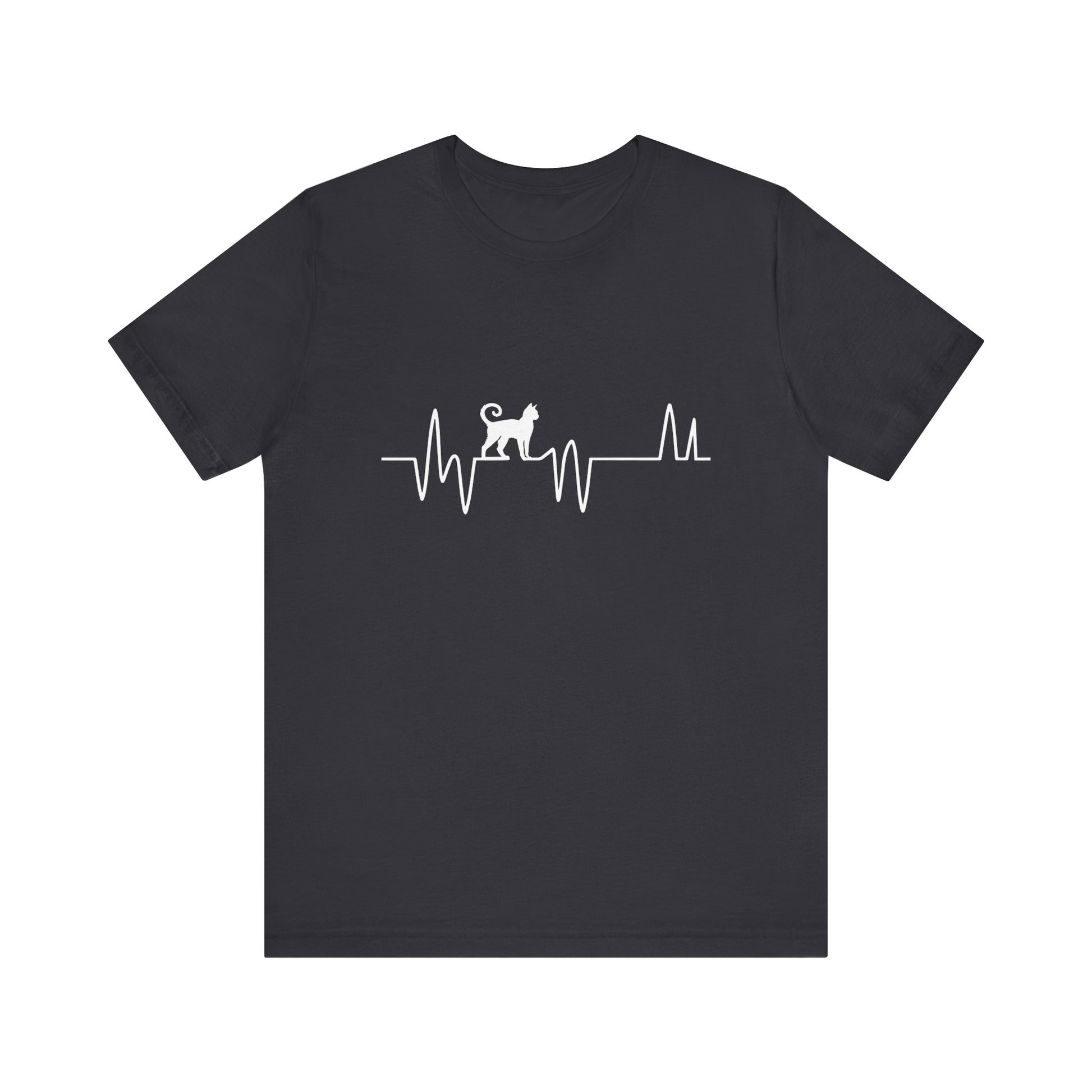 Dog Lover Heartbeat Tee - Unisex Jersey Short Sleeve T-Shirt