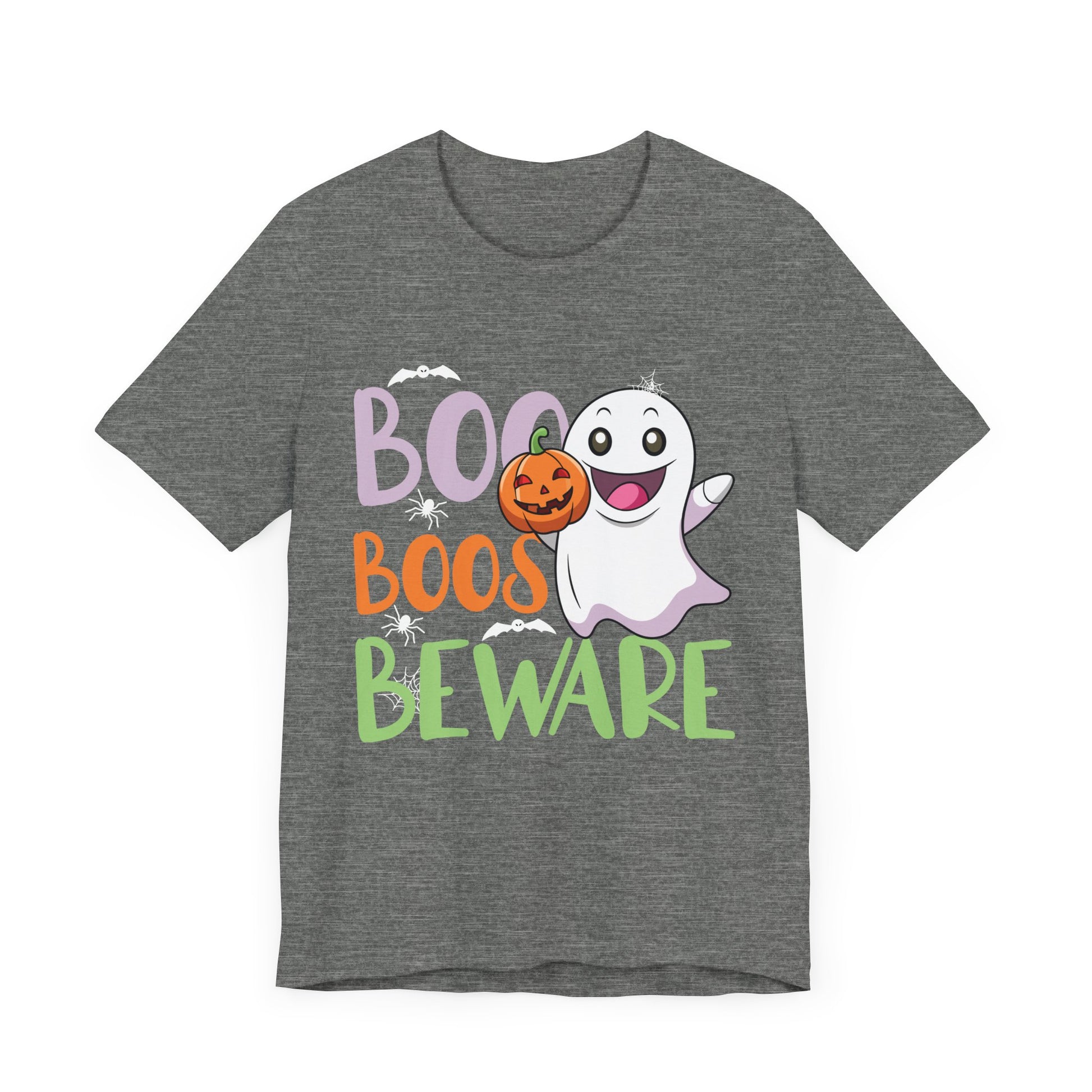 Halloween Ghost Short Sleeve Tee - "Boo Boo Beware"