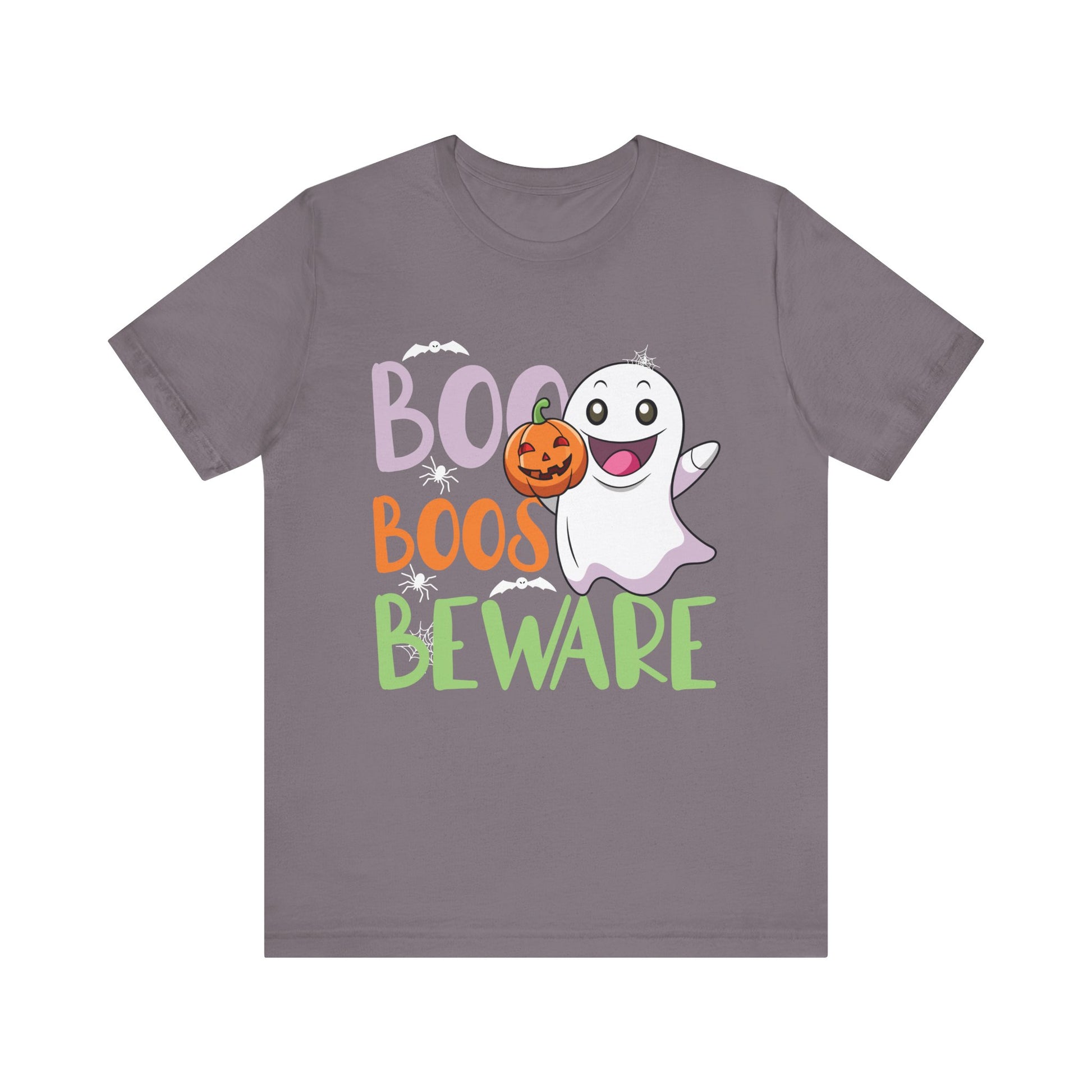 Halloween Ghost Short Sleeve Tee - "Boo Boo Beware"