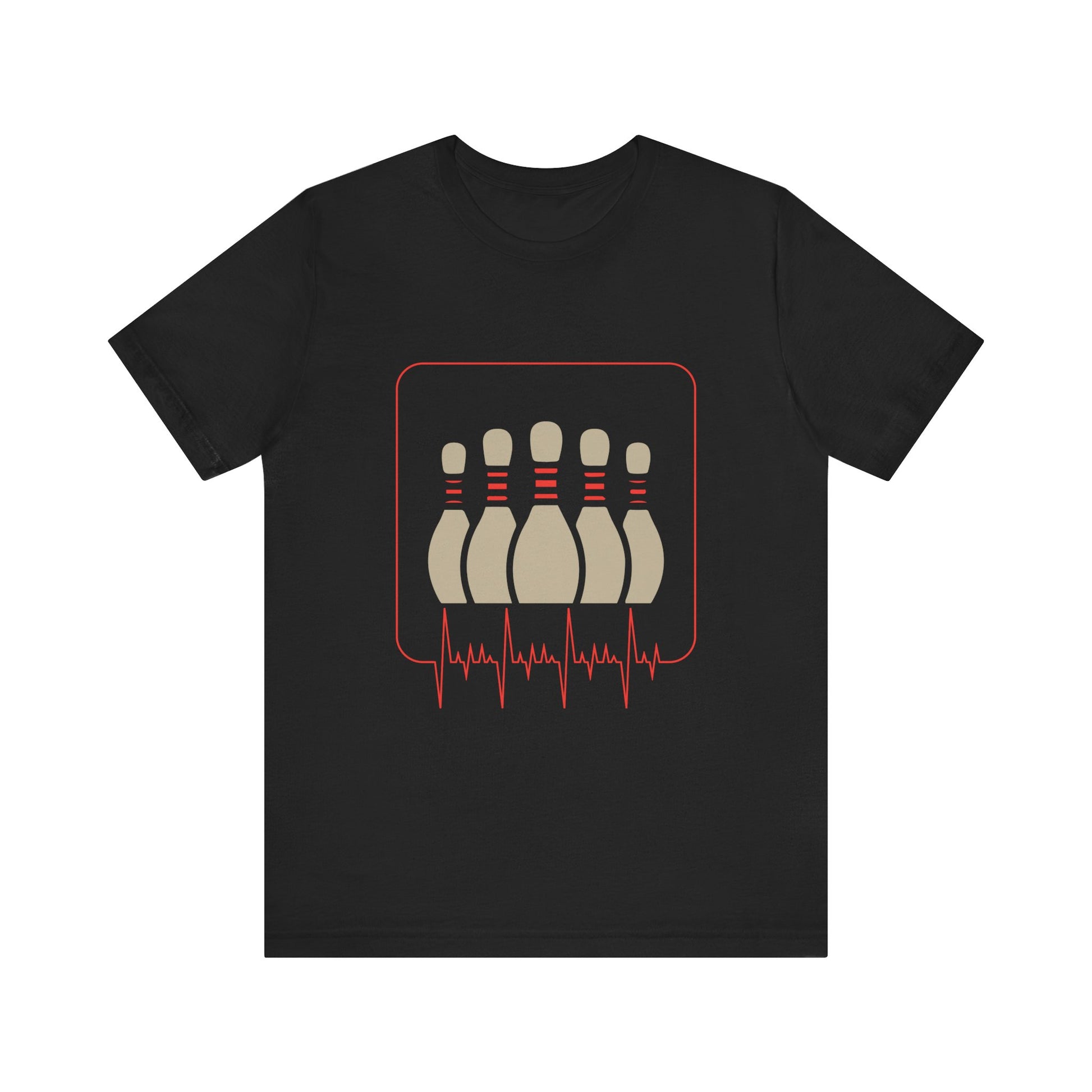 Bowling Vibes Unisex Short Sleeve Tee - Casual Graphic T-Shirt