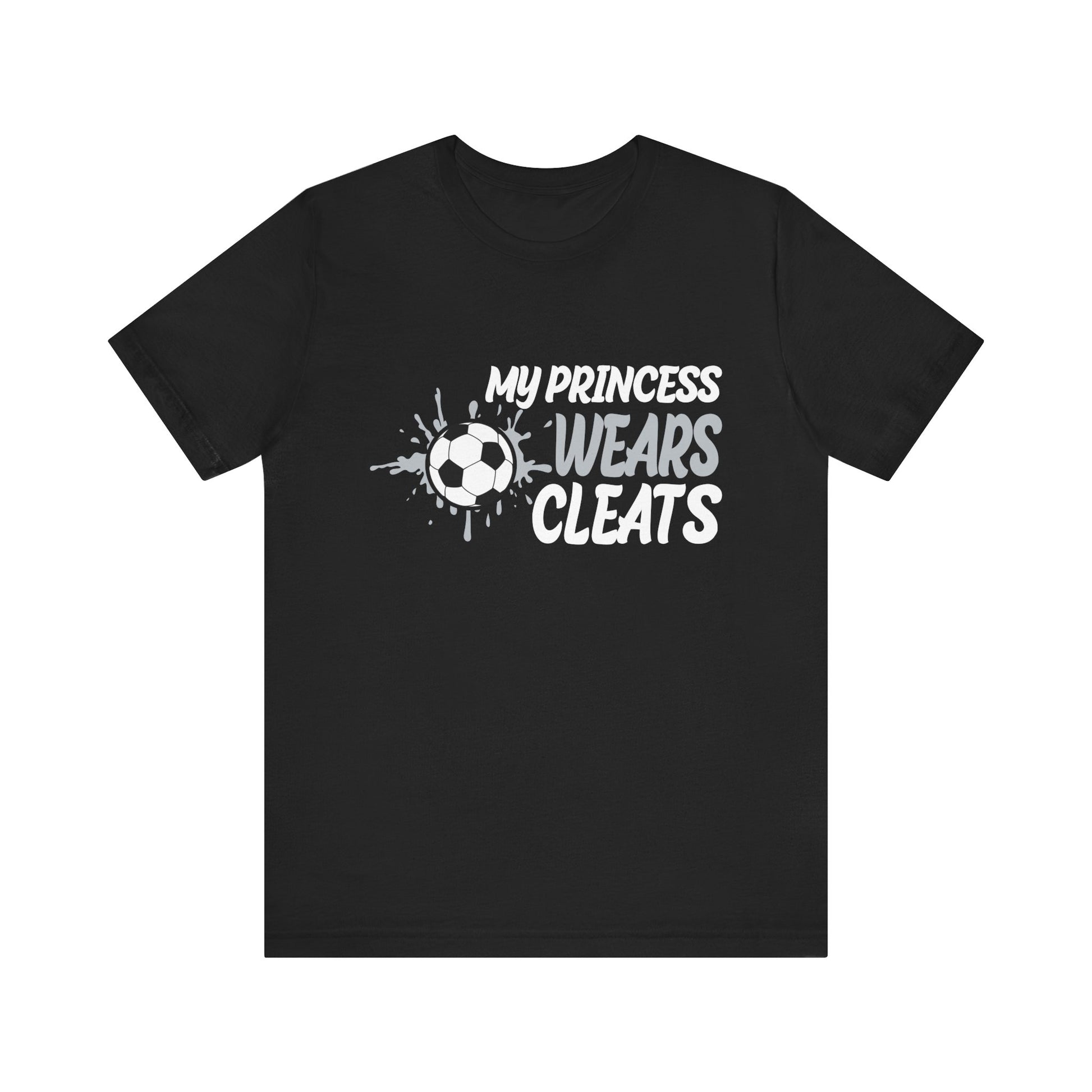 Soccer Princess Tee, Youth Soccer Shirt, Unisex Sports T-Shirt, Cute Sportswear for Girls, Gift for Soccer Fans, Kids Athletic Top