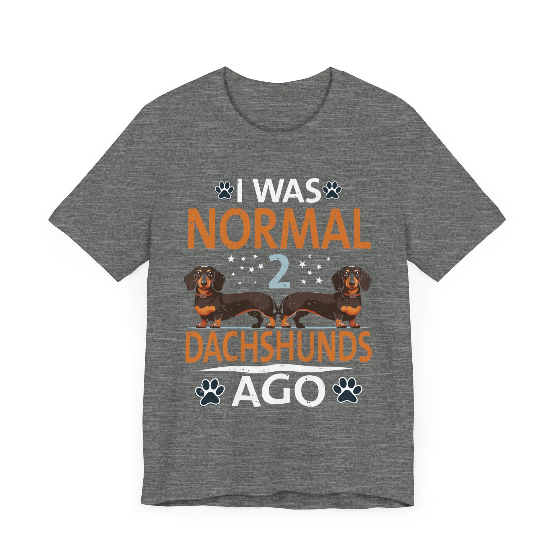 I Was Normal 2 Dachshunds Ago Funny Dog Lover Gift Men Women T-Shirt
