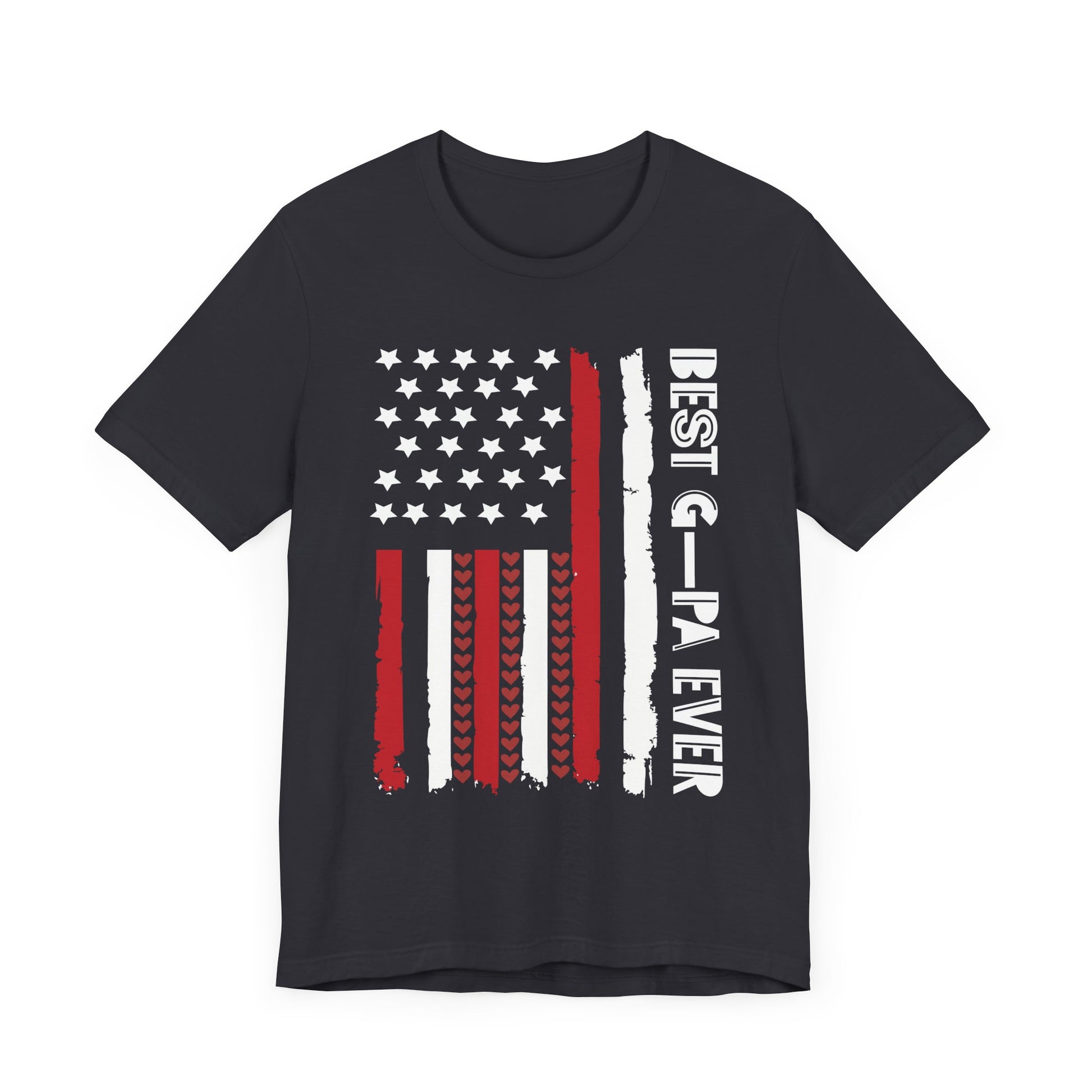 Patriotic Unisex Jersey Tee - 'Best Grandpa Ever' Design