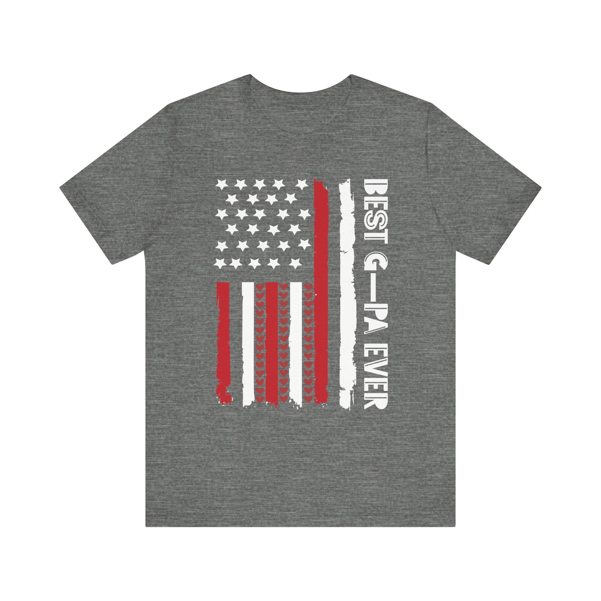 Patriotic Unisex Jersey Tee - 'Best Grandpa Ever' Design