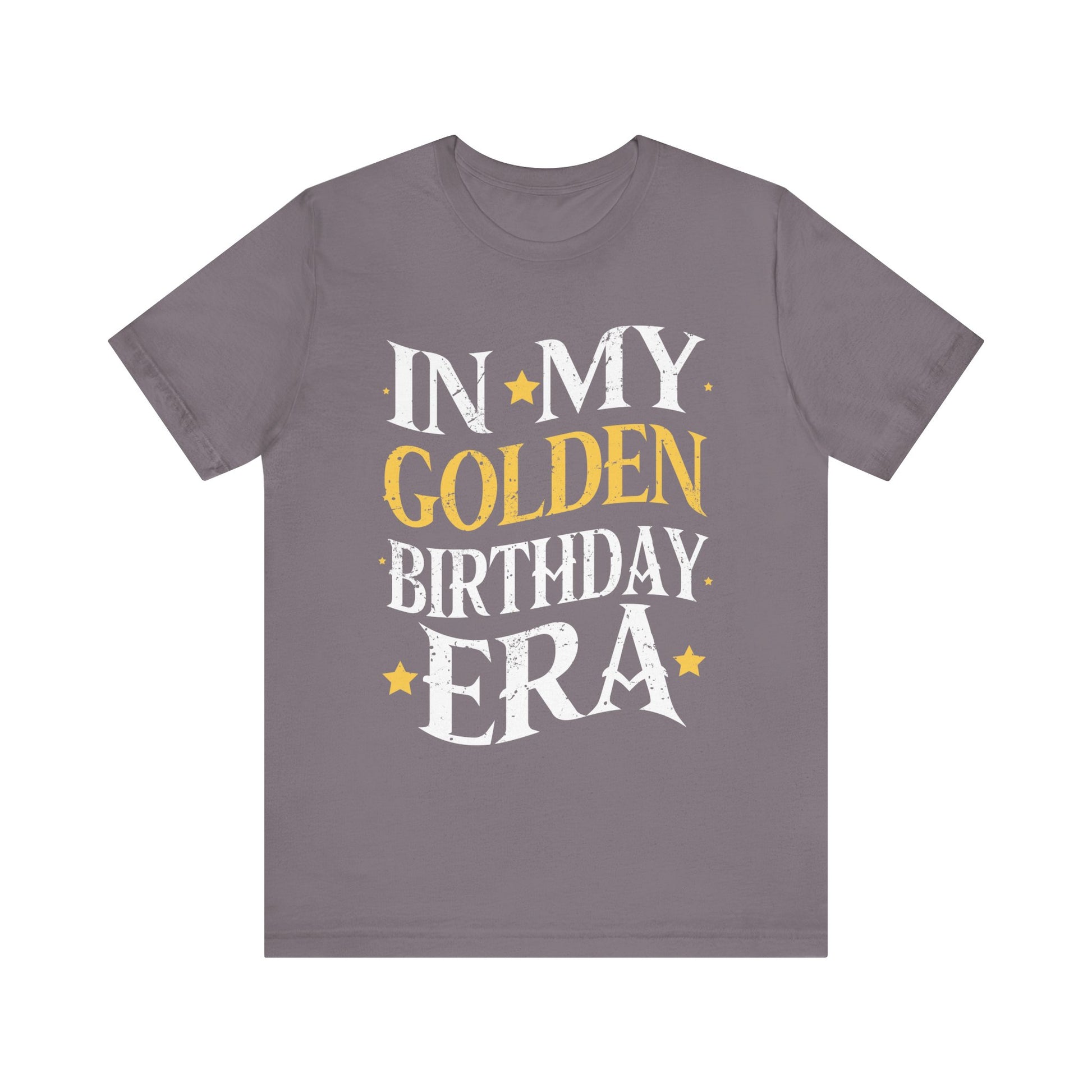 Retro Groovy In My Golden Birthday Era T-Shirt Unisex Jersey Short Sleeve Tee