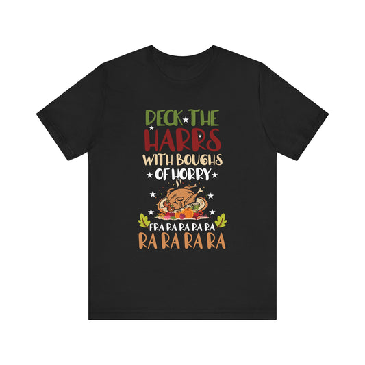 Thankful Turkey Tee, Unisex Thanksgiving Shirt, Fall Apparel, Family Gatherings, Harvest Celebration Clothing