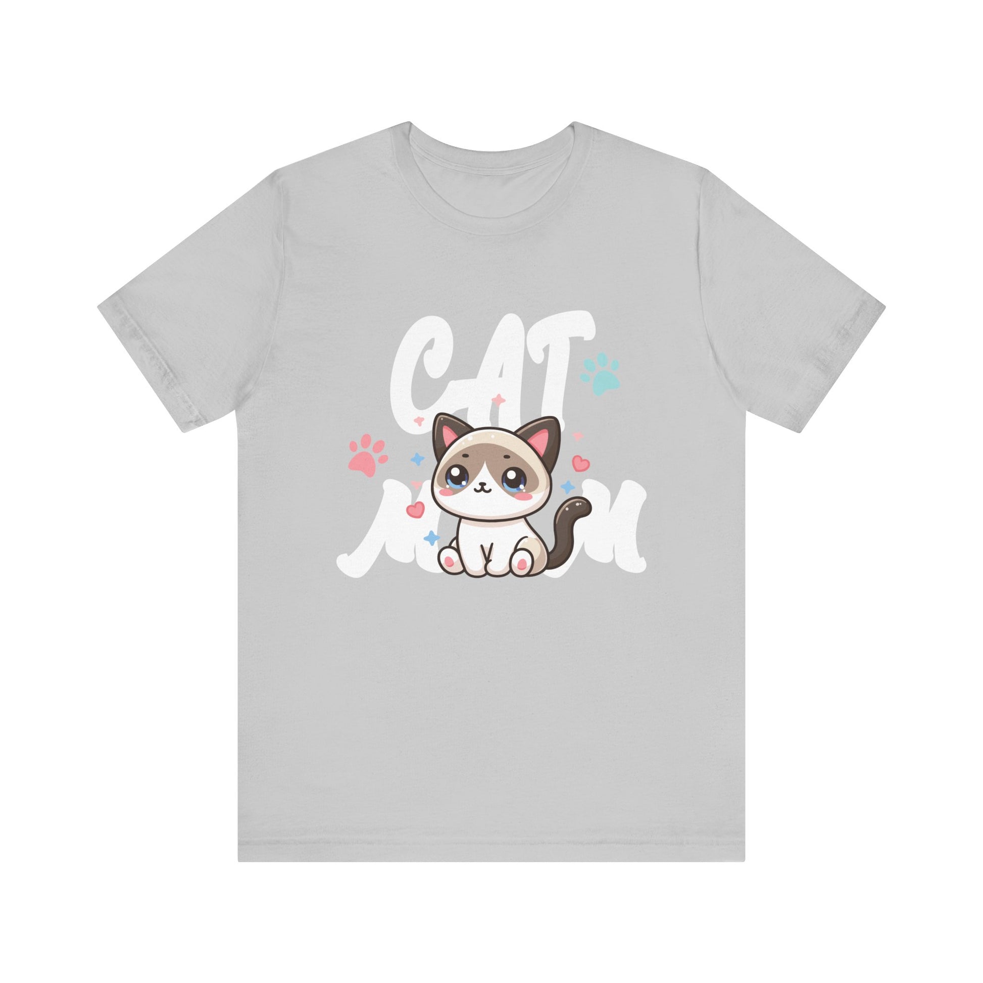 Cat Mom Vintage Distressed Design - Funny Cat Paw - Classic T-Shirt  Unisex Jersey Short Sleeve Tee