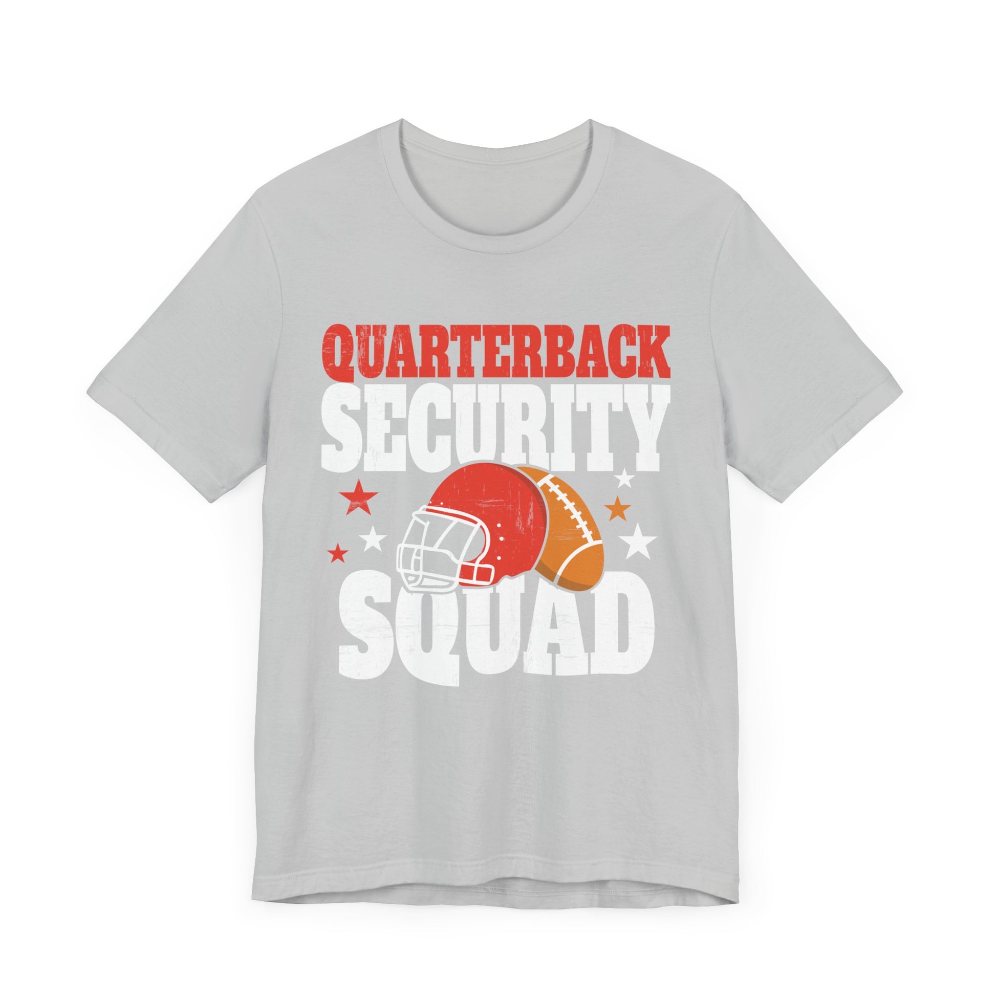 Quarterback Security Squad Football Offensive Line Lineman T-Shirt Unisex Jersey Short Sleeve Tee