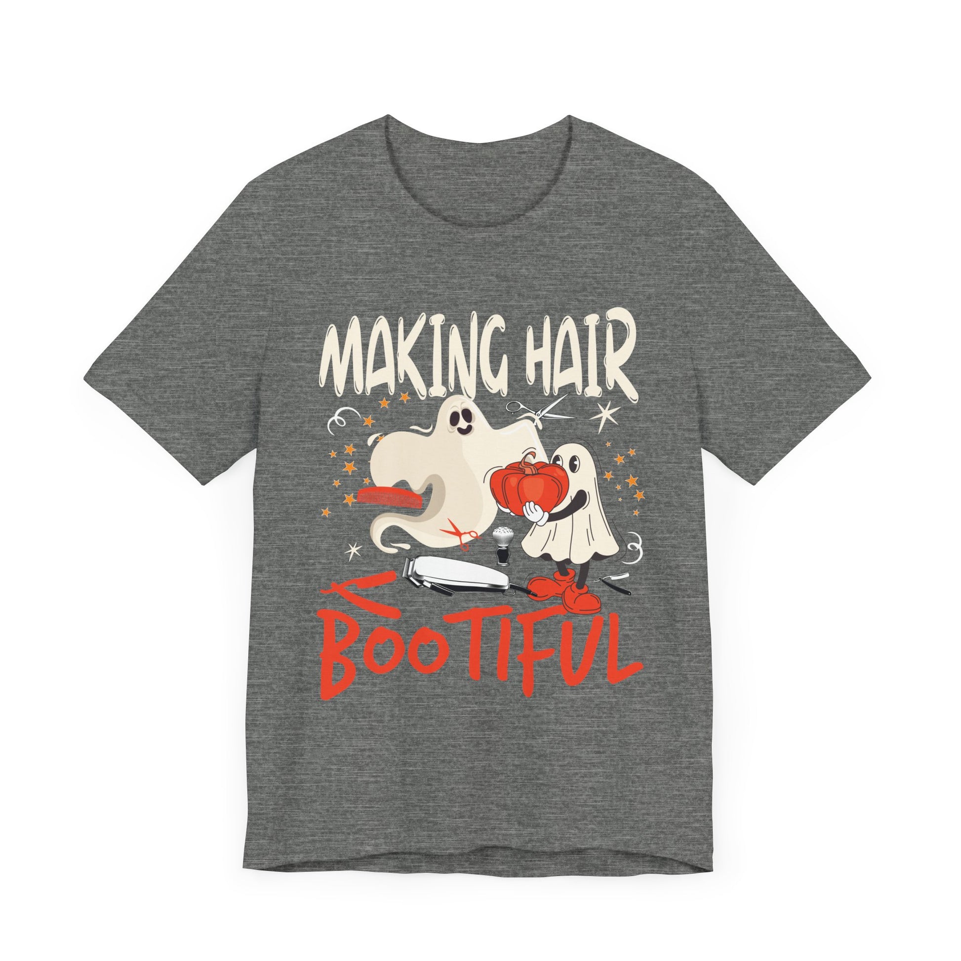 Halloween Ghost 'Making Hair Bootiful' Unisex Tee