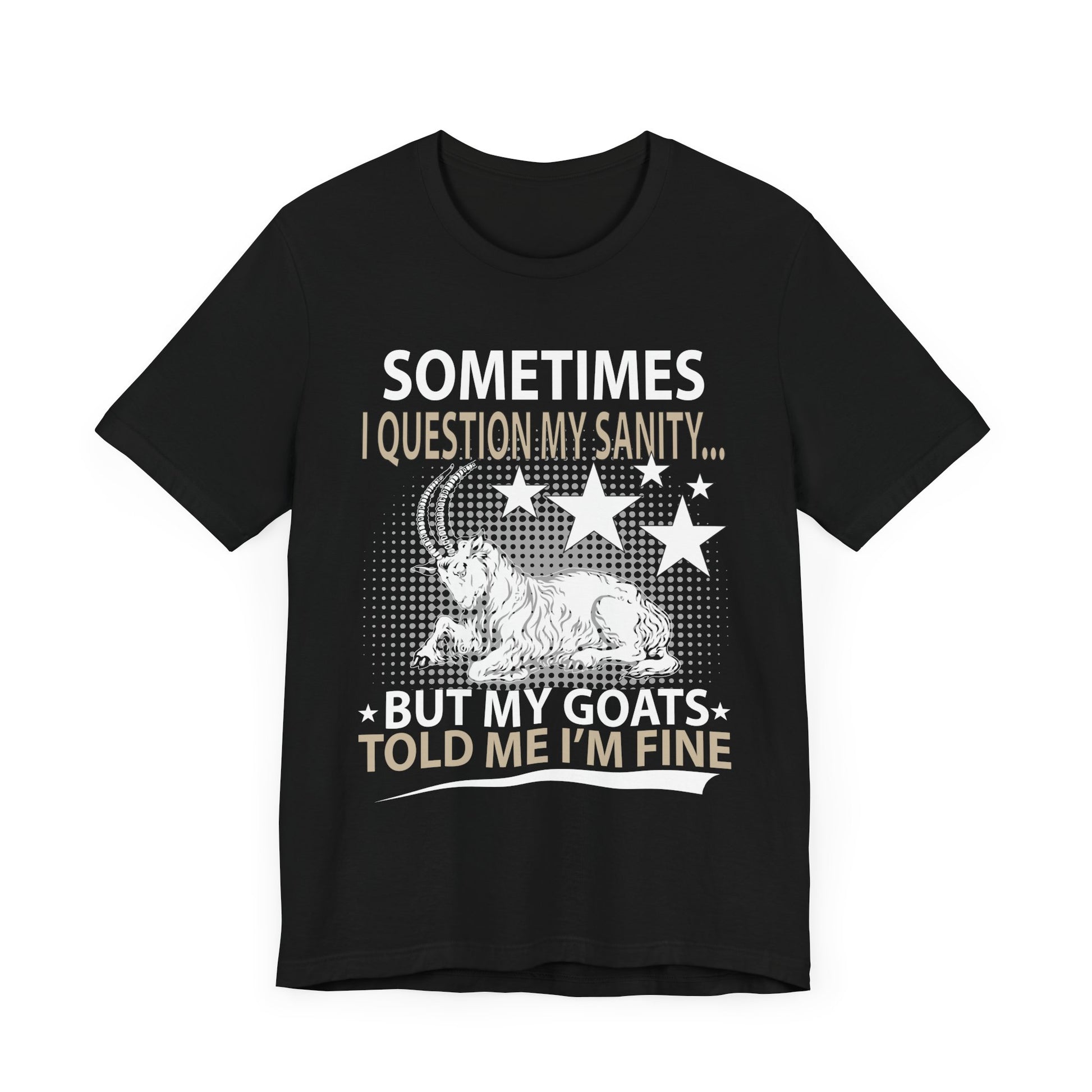 Funny Goat Theme Tee, Quirky Animal Lover Shirt, Gift for Goat Owners, Humor Tee, Perfect for Birthdays