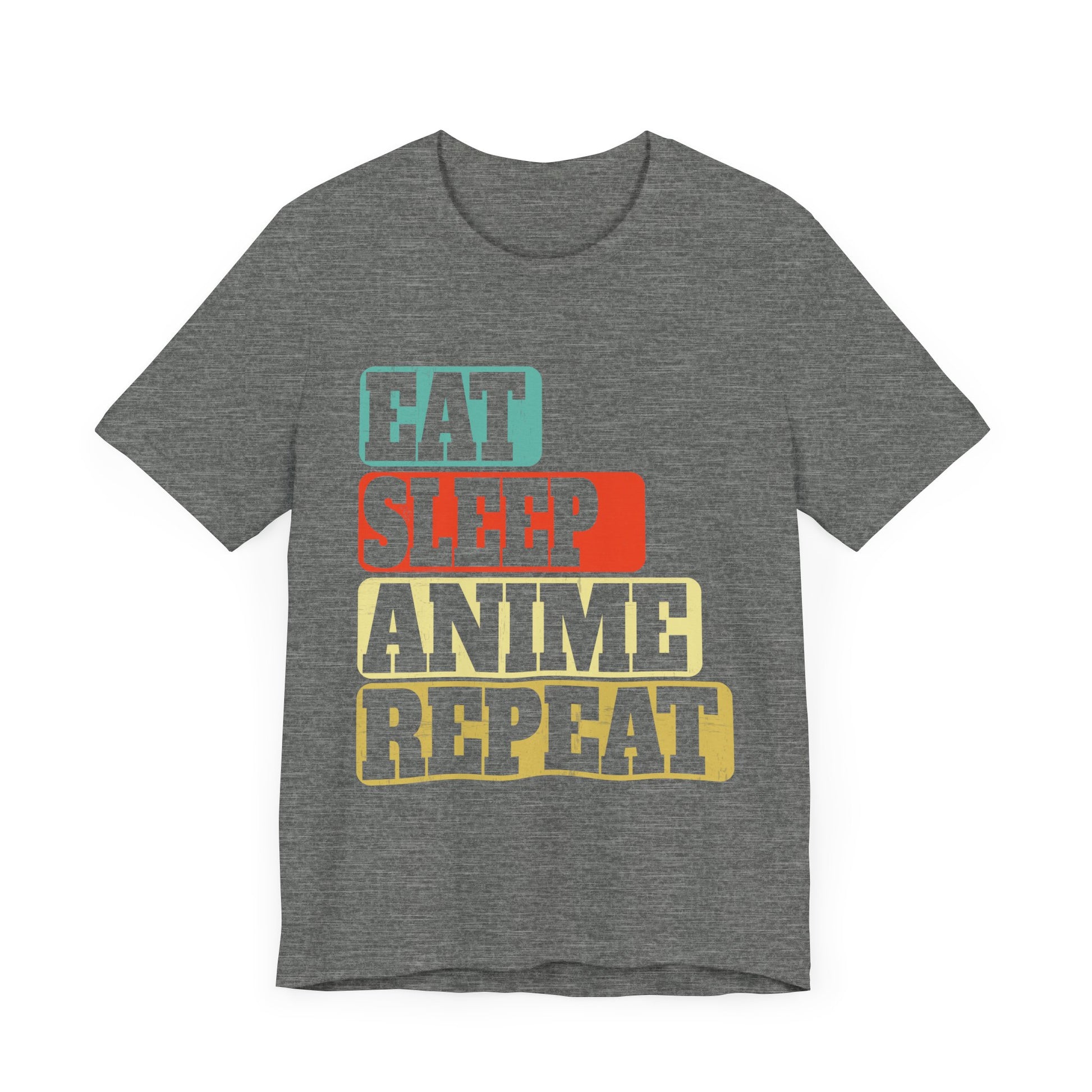 Eat Sleep Anime Repeat Ramen Kawaii Japanese Manga Lovers T-Shirt  Unisex Jersey Short Sleeve Tee