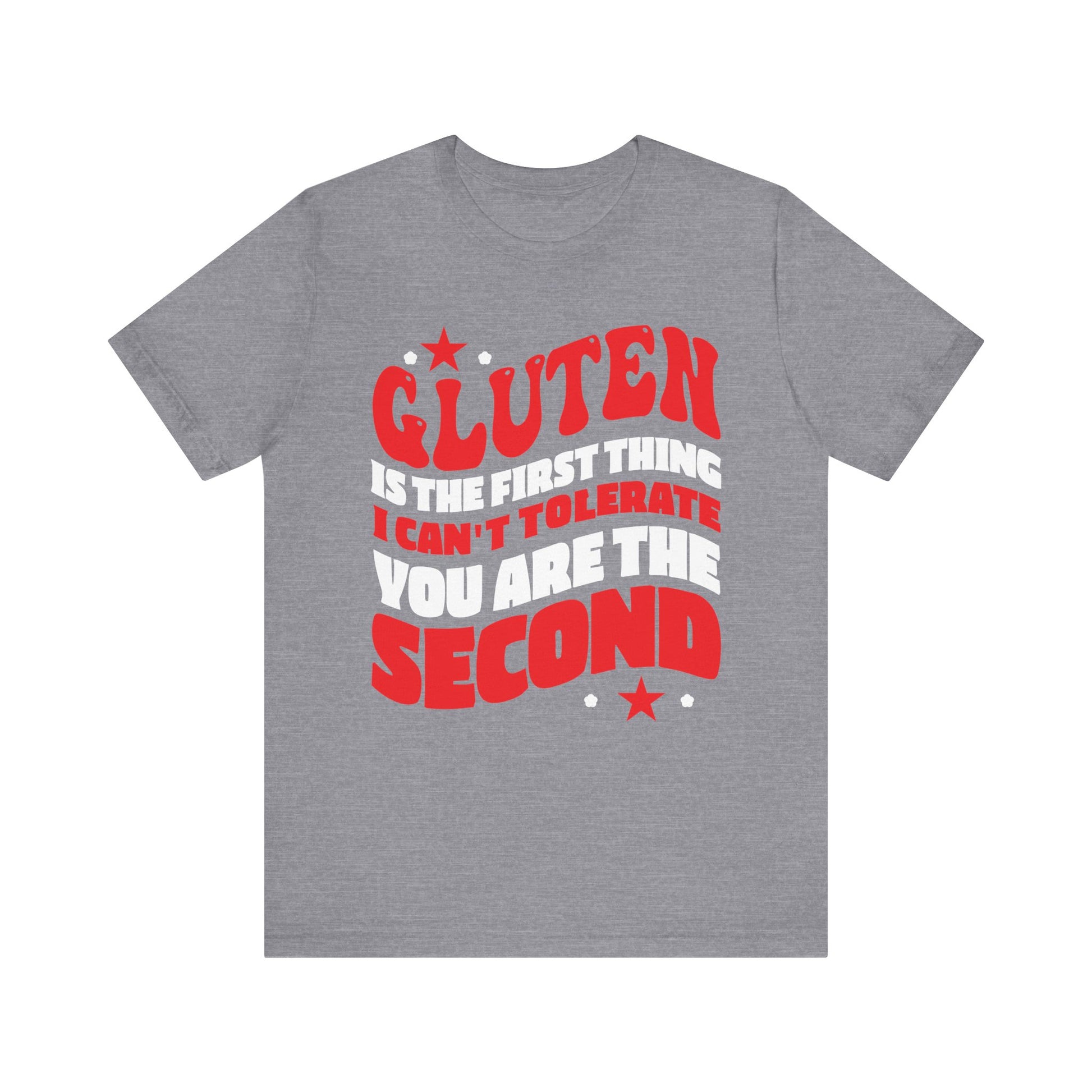 Gluten Tolerance Unisex Jersey Short Sleeve Tee - Fun Gluten-Free Humor for Celiac Awareness