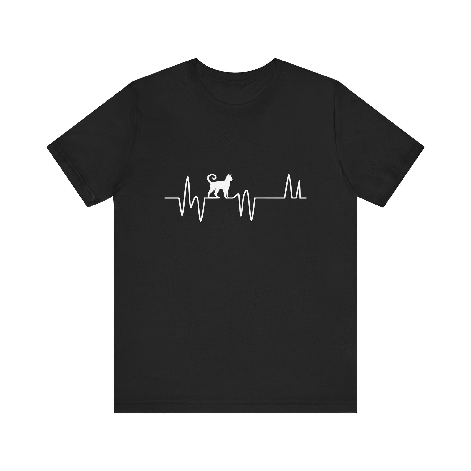 Dog Lover Heartbeat Tee - Unisex Jersey Short Sleeve T-Shirt