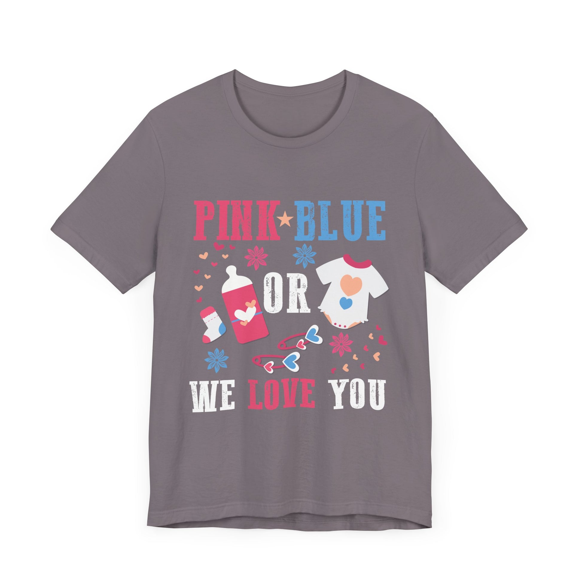 Team Boy Girl Gender Reveal Gift T-Shirt Unisex Jersey Short Sleeve Tee