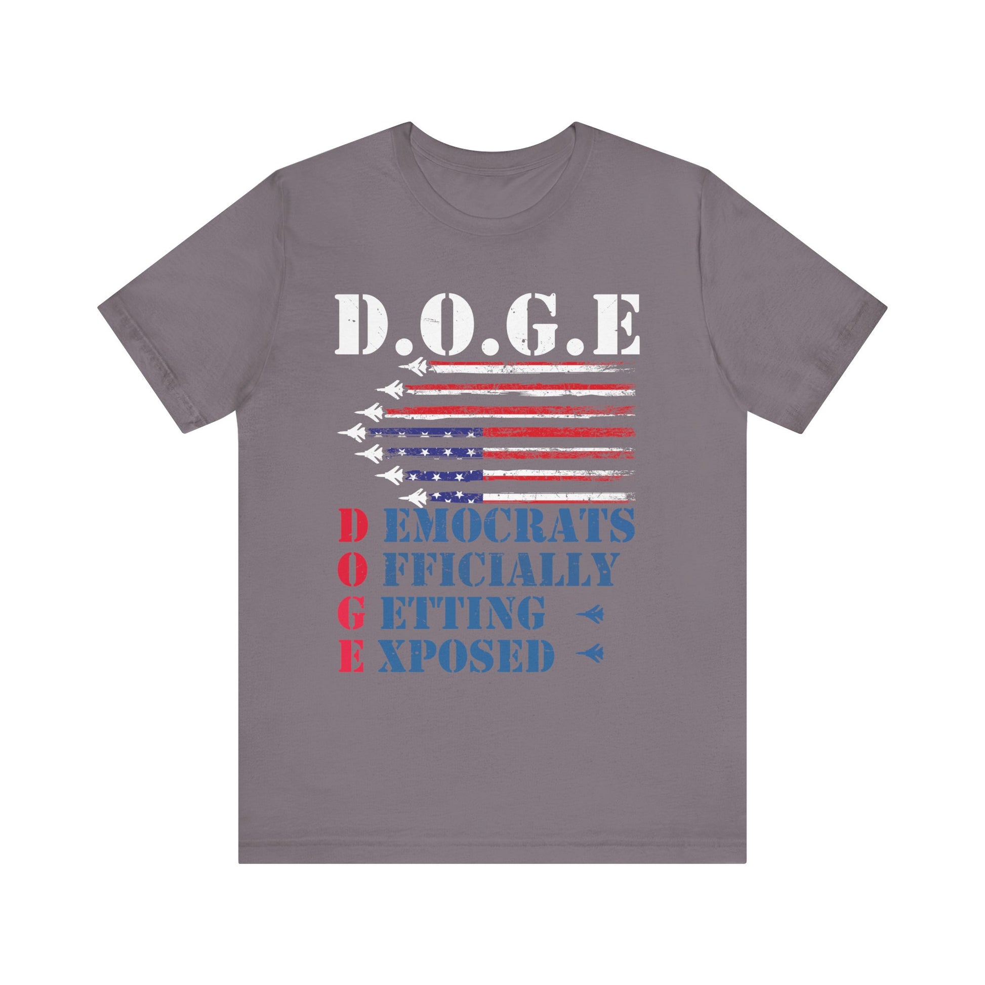 D.O.G.E. Exposed Unisex Jersey Tee - Patriotic Statement Shirt