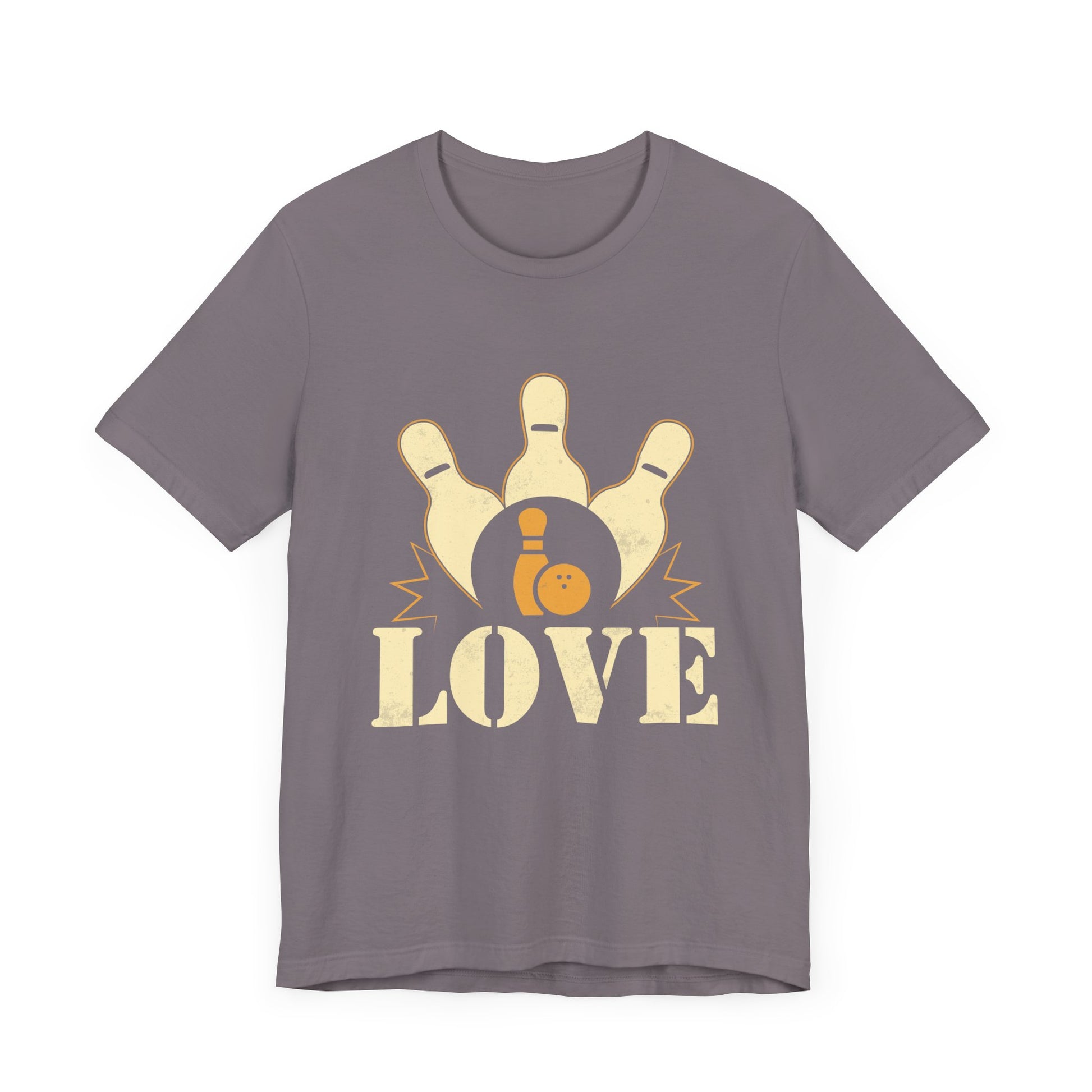 Bowling Love Unisex Tee, Perfect Gift for Bowlers, Casual Wear, Bowling League Shirt, Unique Bowling Apparel
