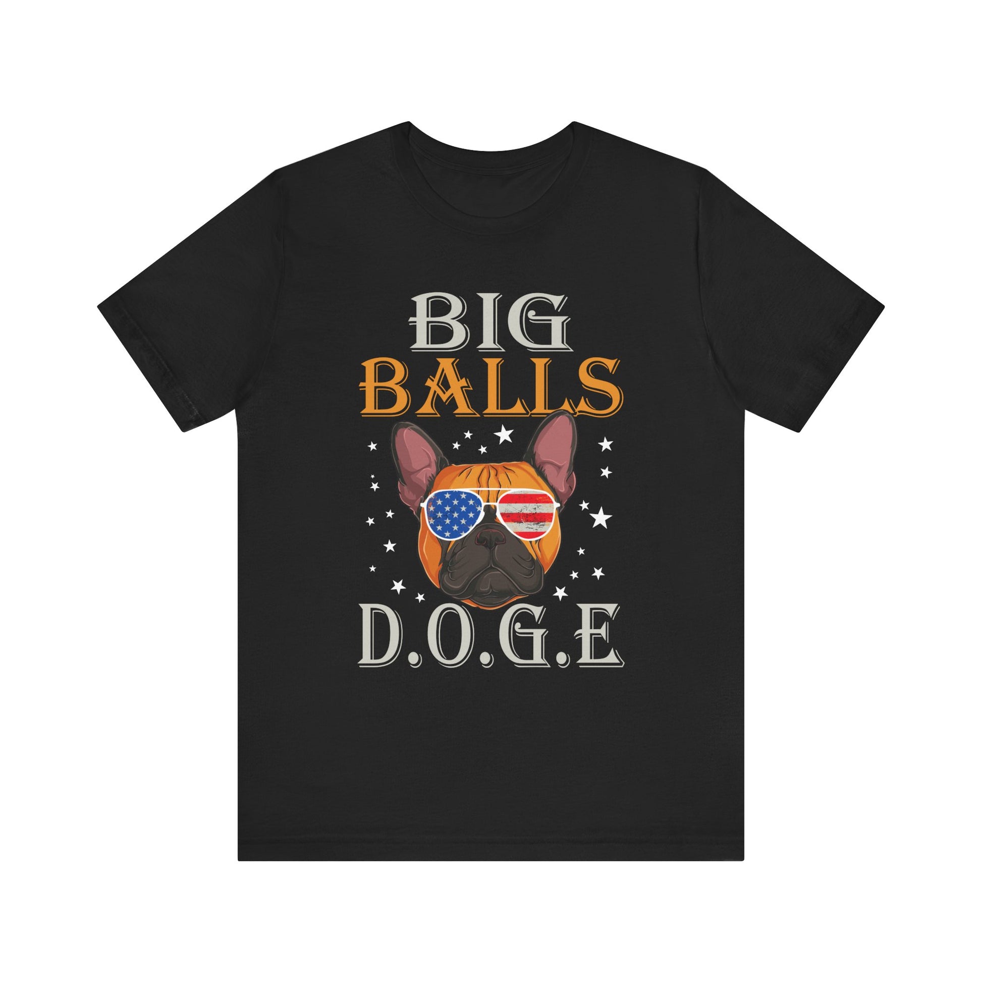 Funny Dog-Themed Unisex Tee - 'BIG BALLS D.O.G.E.' Graphic Shirt