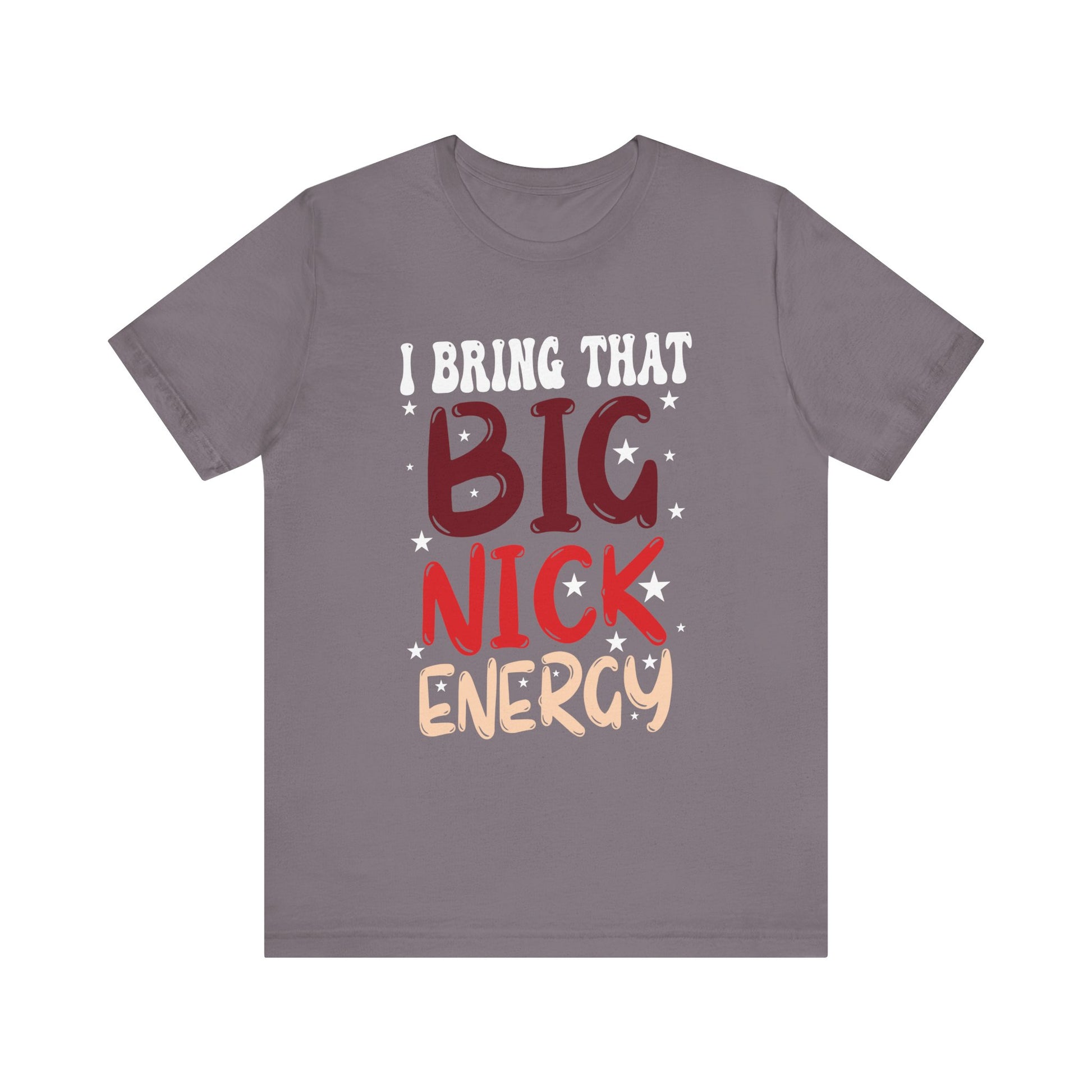 Big Nick Energy Santa Xmas Funny Christmas St Nick Unisex Jersey Tee