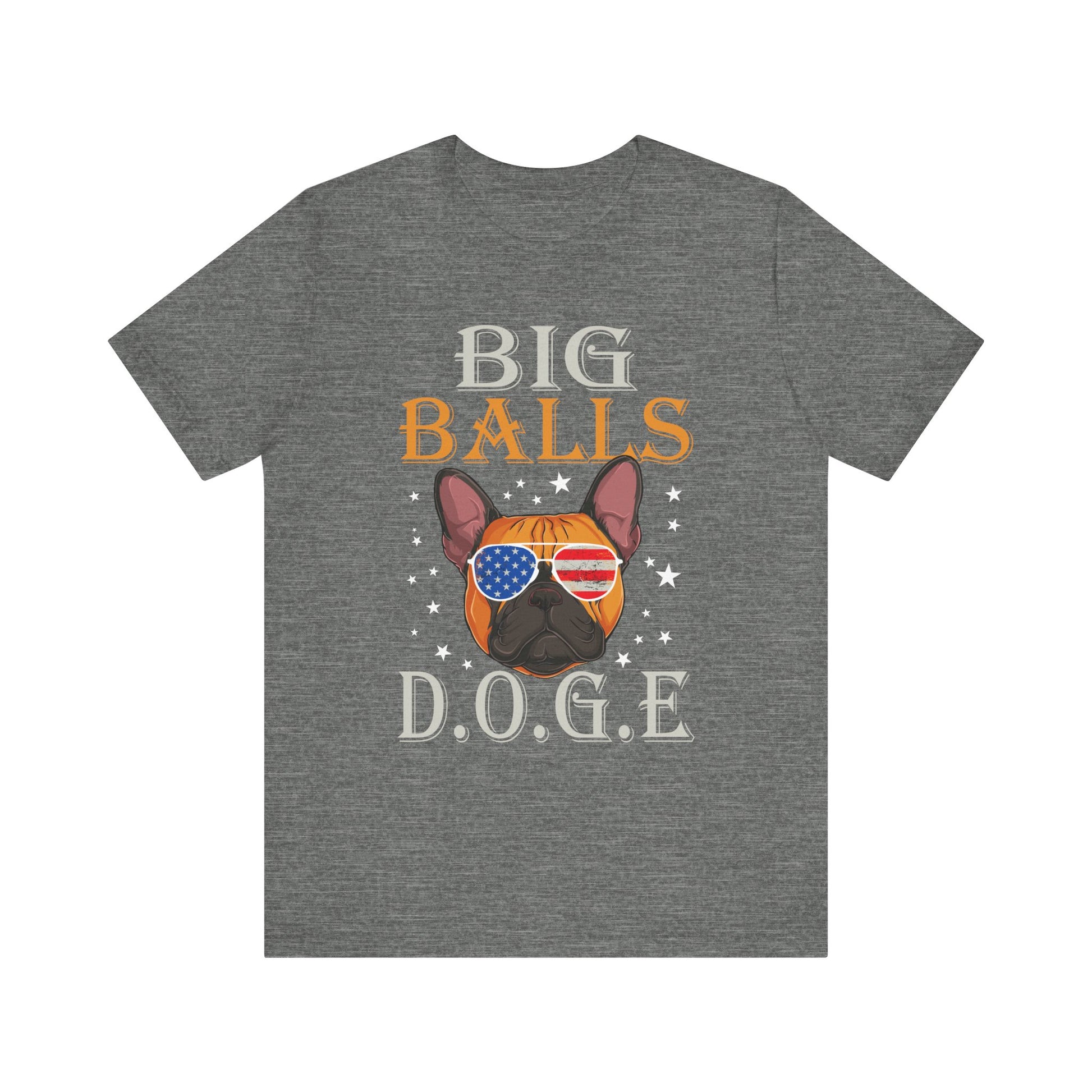 Funny Dog-Themed Unisex Tee - 'BIG BALLS D.O.G.E.' Graphic Shirt