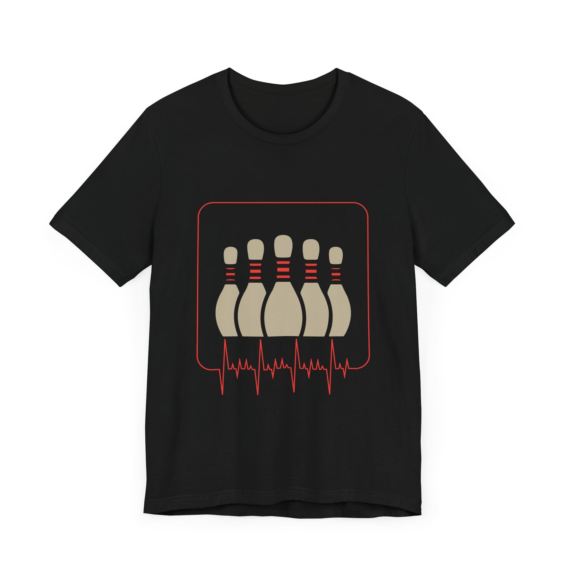 Bowling Vibes Unisex Short Sleeve Tee - Casual Graphic T-Shirt