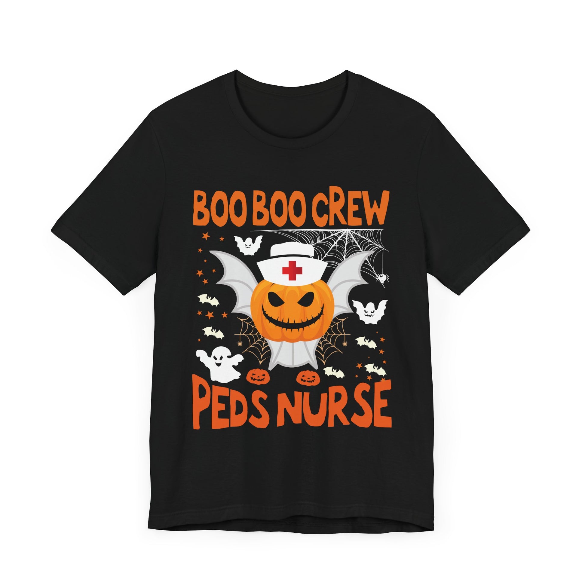 Boo Boo Crew Halloween Nurse Tee - Unisex Short Sleeve Shirt