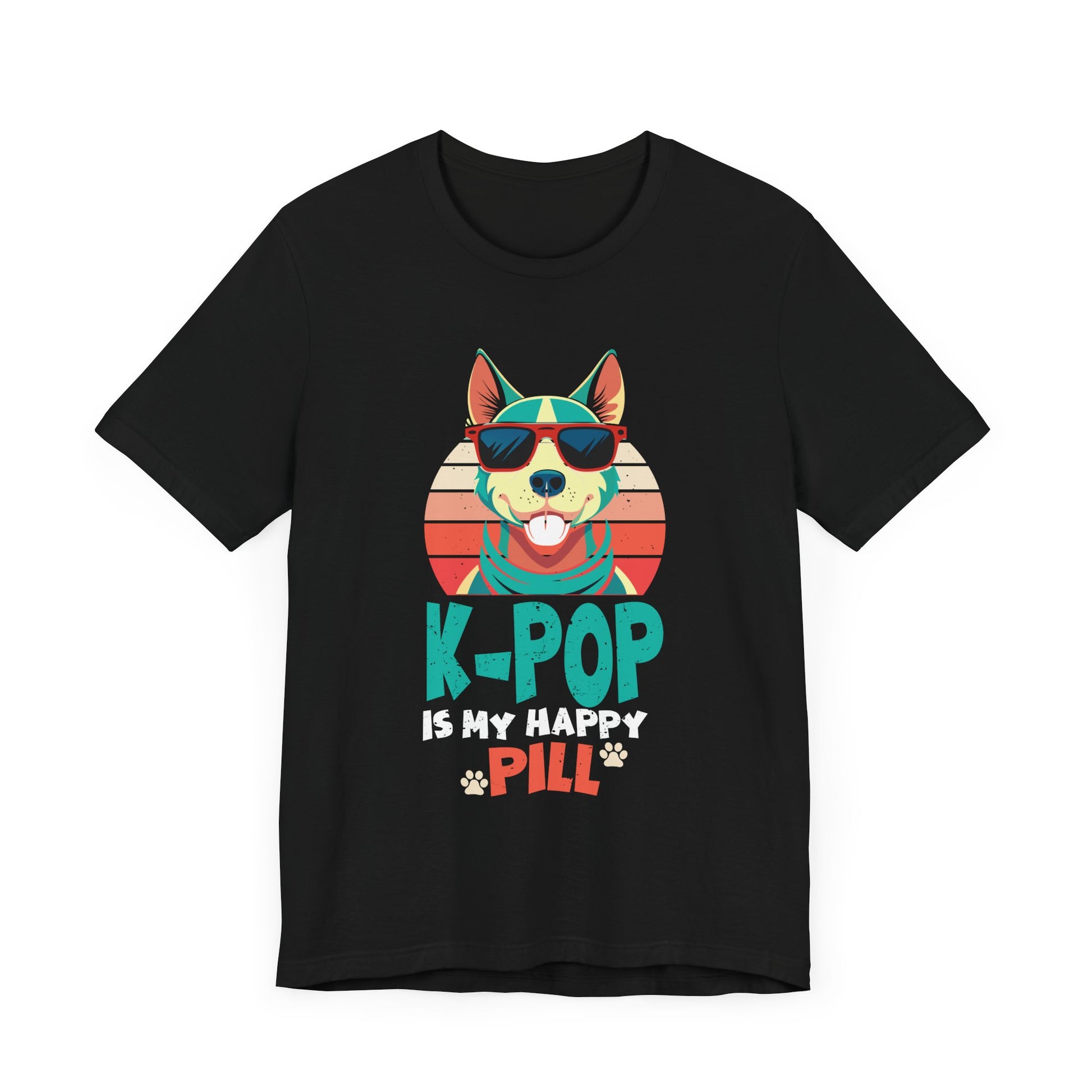 Kpop Happy Pill Corgi Dog Korean Pop Merch K-pop Merchandise T-Shirt Unisex Jersey Short Sleeve Tee