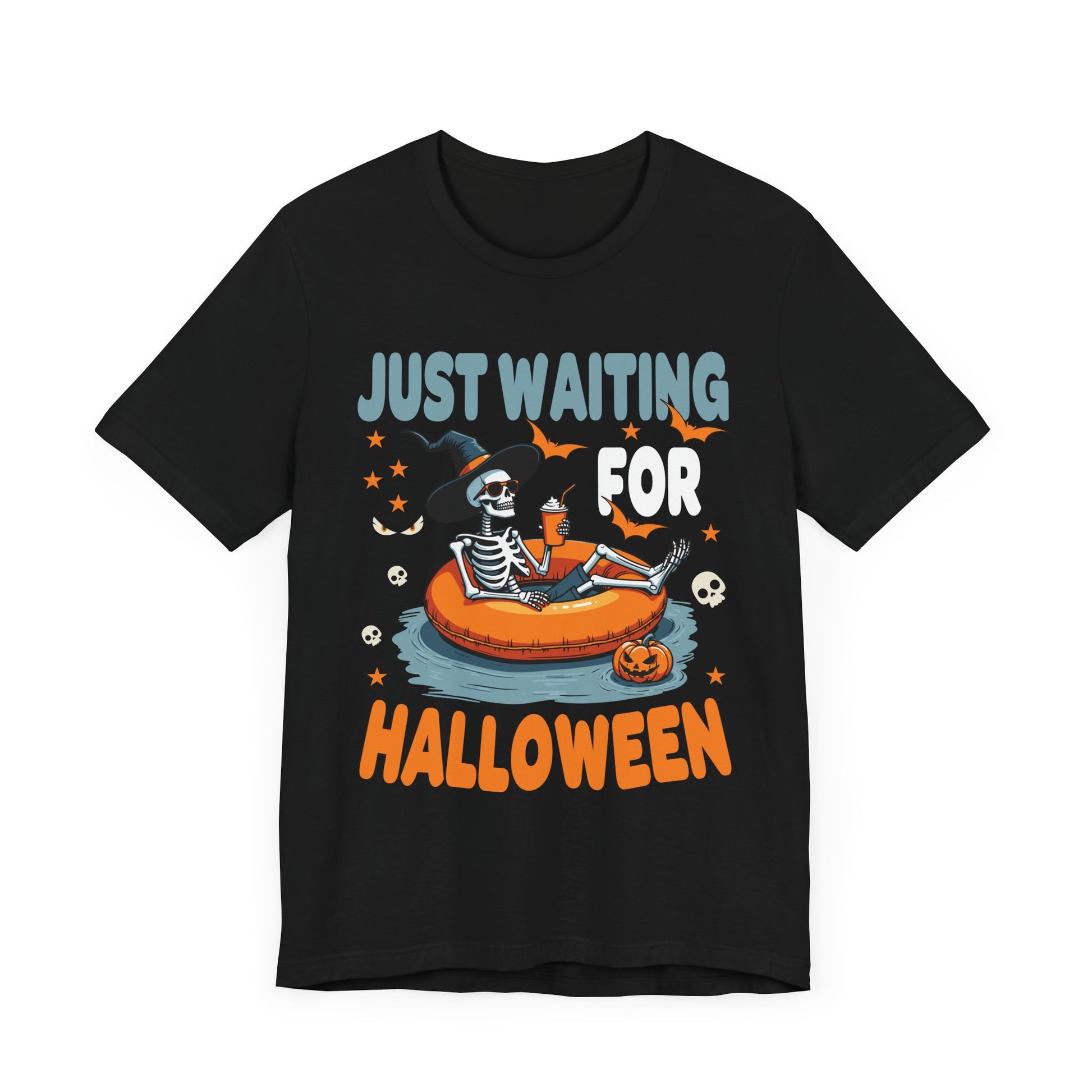 "Just Waiting for Halloween" Unisex Jersey Tee