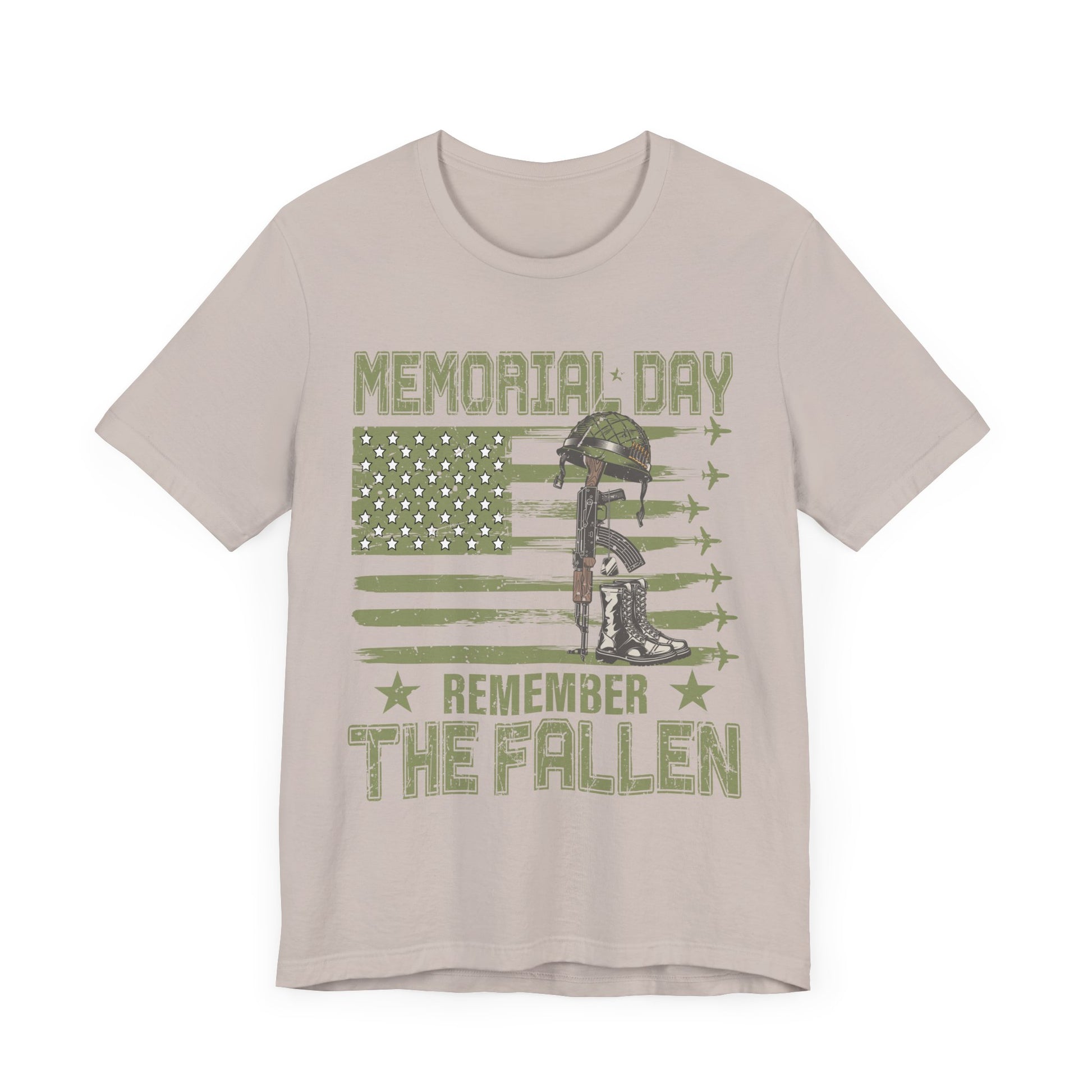 Memorial Day Tribute Unisex Jersey Tee - Remember the Fallen