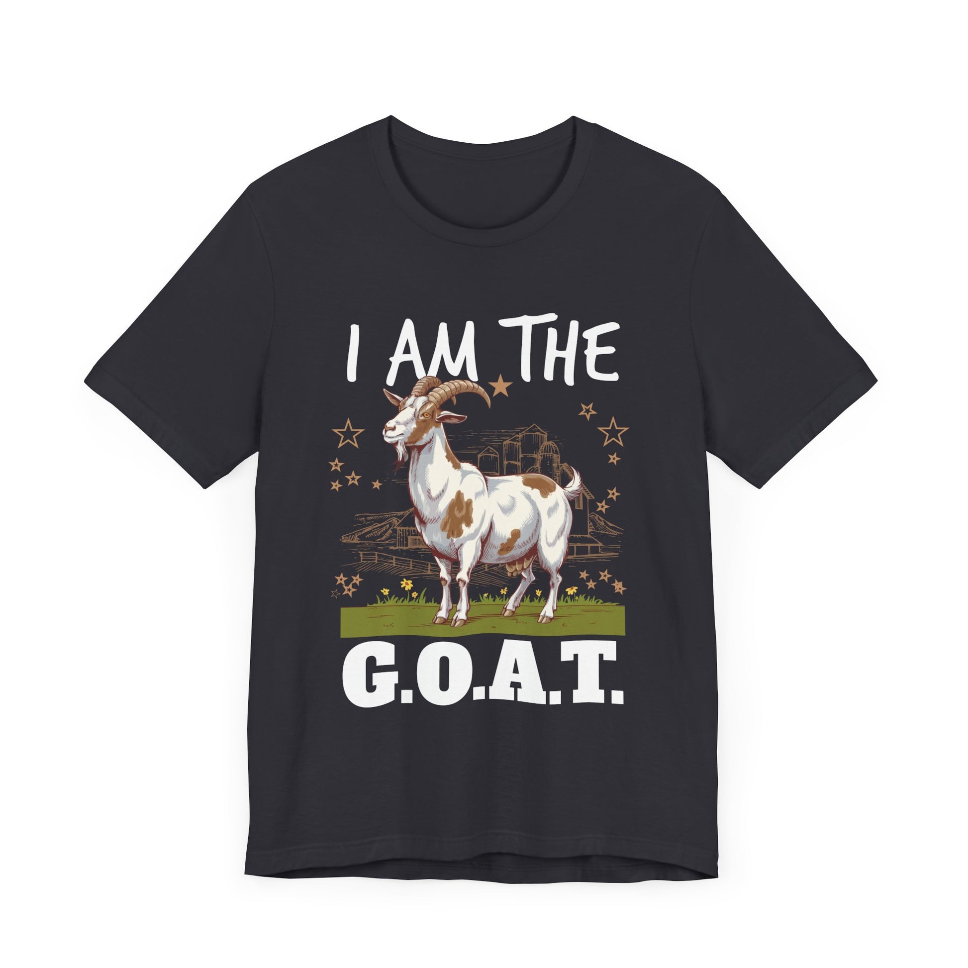 Unisex Goat Tee - I Am The G.O.A.T. T-Shirt, Funny Animal Shirt, Gift for Goat Lovers, Casual Outfit for All Occasions, Birthday Gift