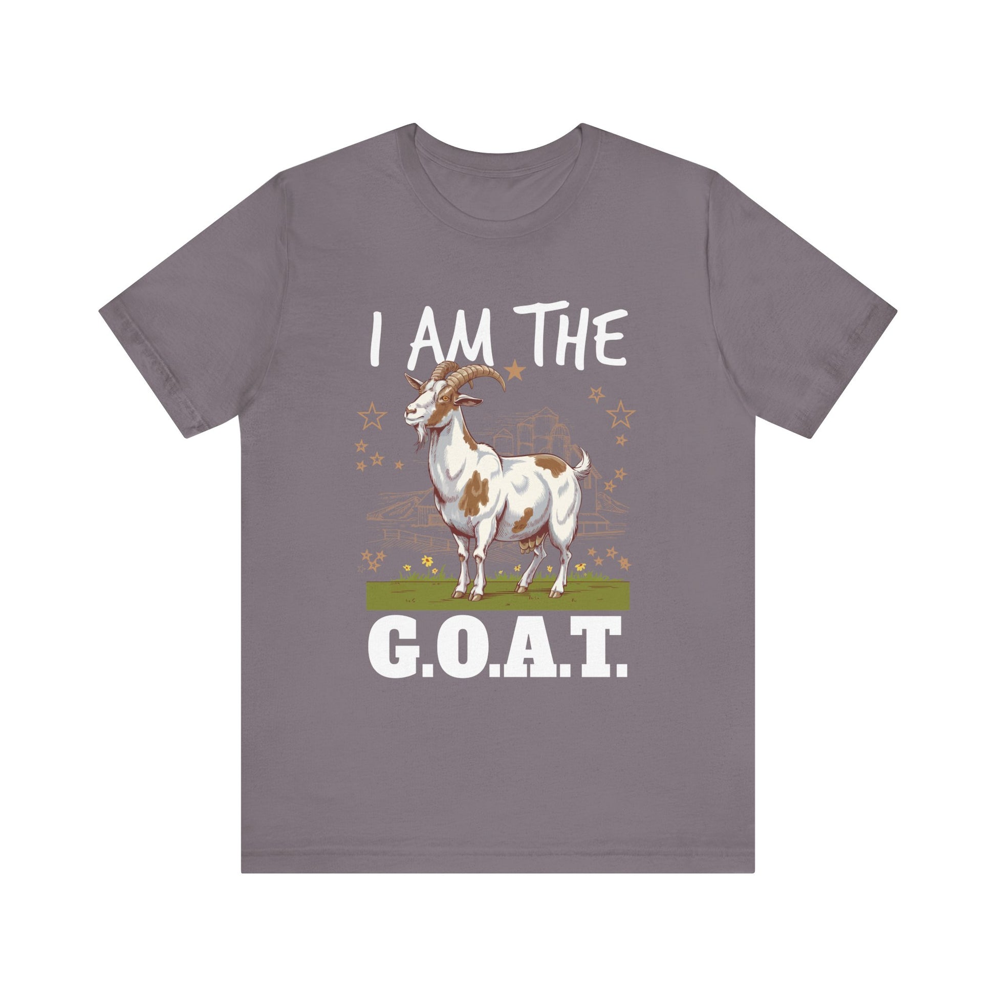 Unisex Goat Tee - I Am The G.O.A.T. T-Shirt, Funny Animal Shirt, Gift for Goat Lovers, Casual Outfit for All Occasions, Birthday Gift