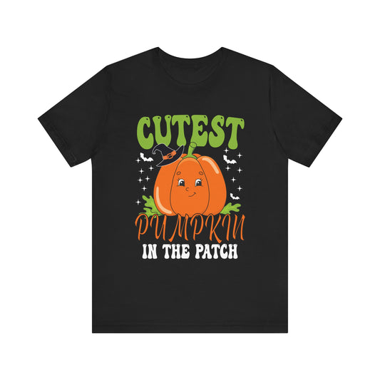 Cutest Pumpkin Short Sleeve Tee for Fall Celebrations