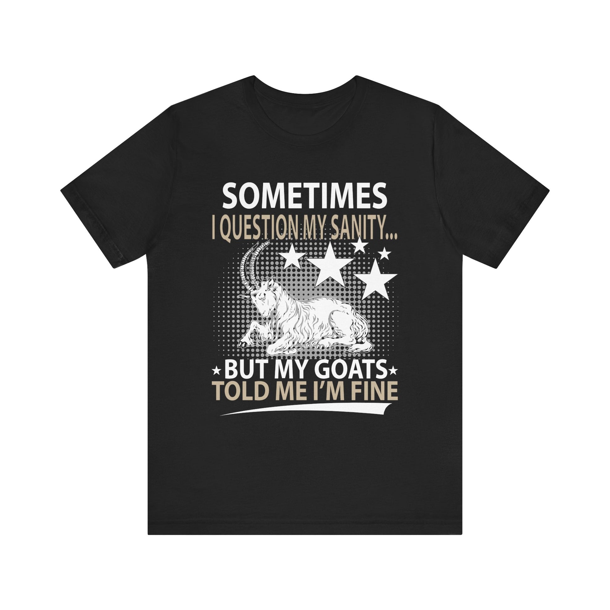Funny Goat Theme Tee, Quirky Animal Lover Shirt, Gift for Goat Owners, Humor Tee, Perfect for Birthdays