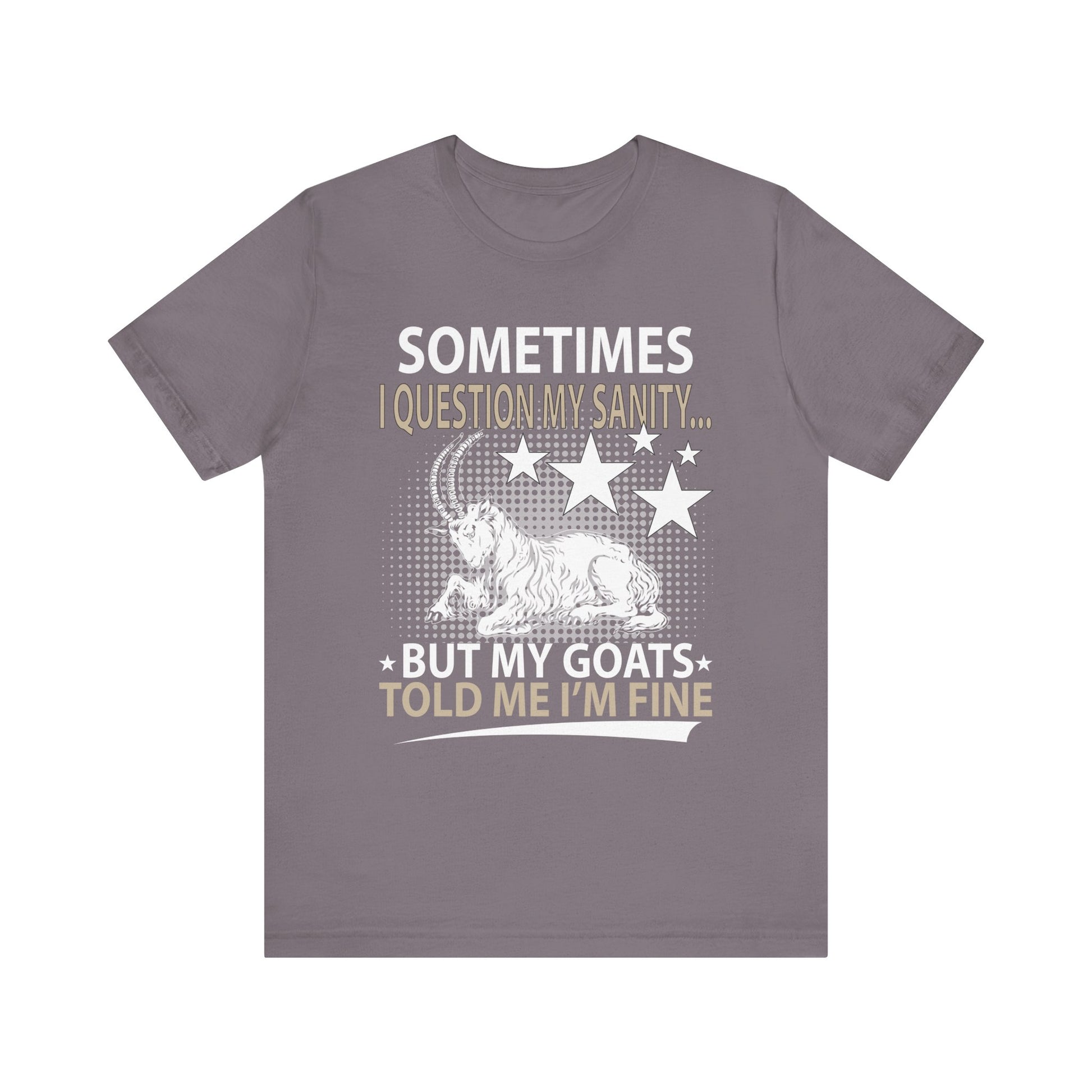 Funny Goat Theme Tee, Quirky Animal Lover Shirt, Gift for Goat Owners, Humor Tee, Perfect for Birthdays