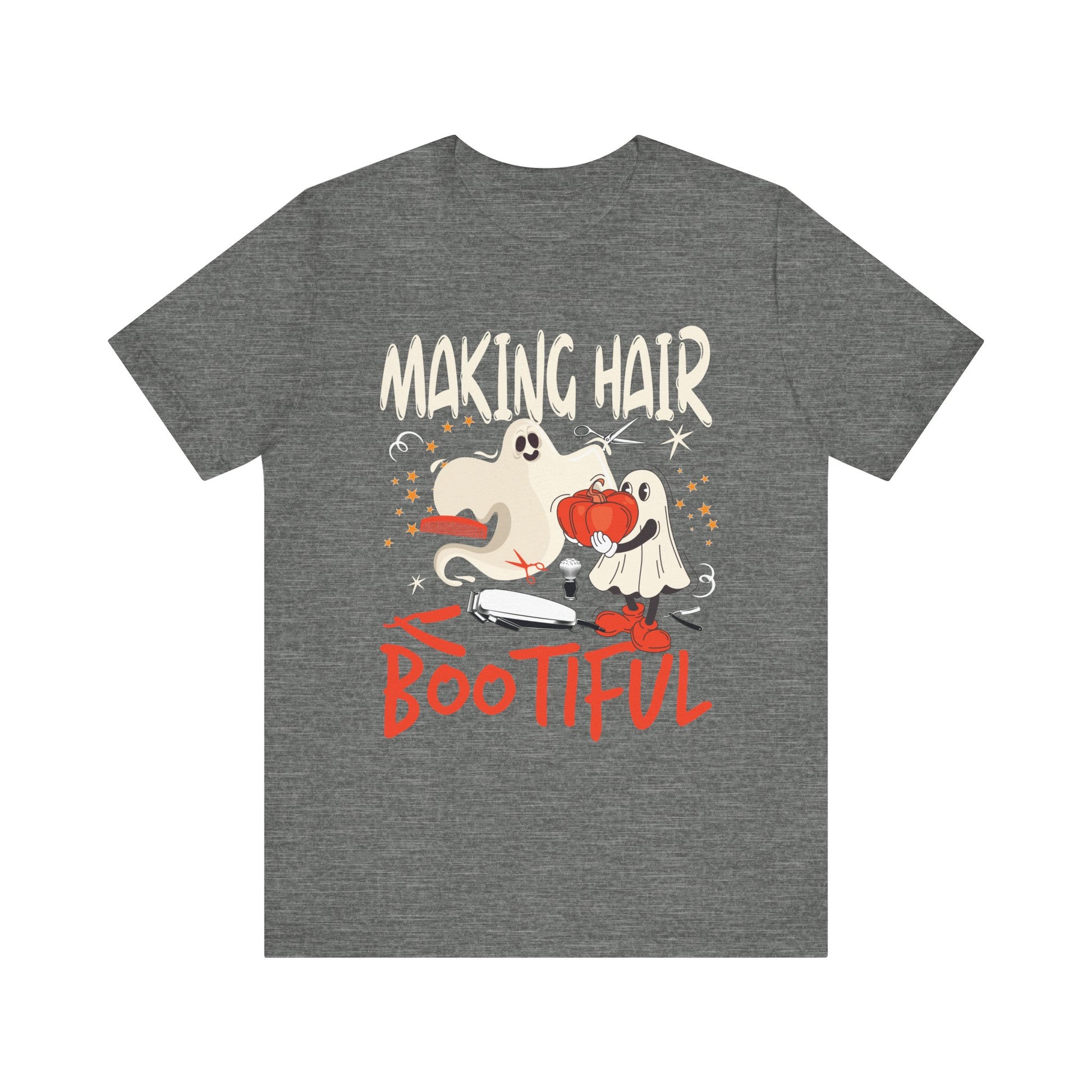 Halloween Ghost 'Making Hair Bootiful' Unisex Tee
