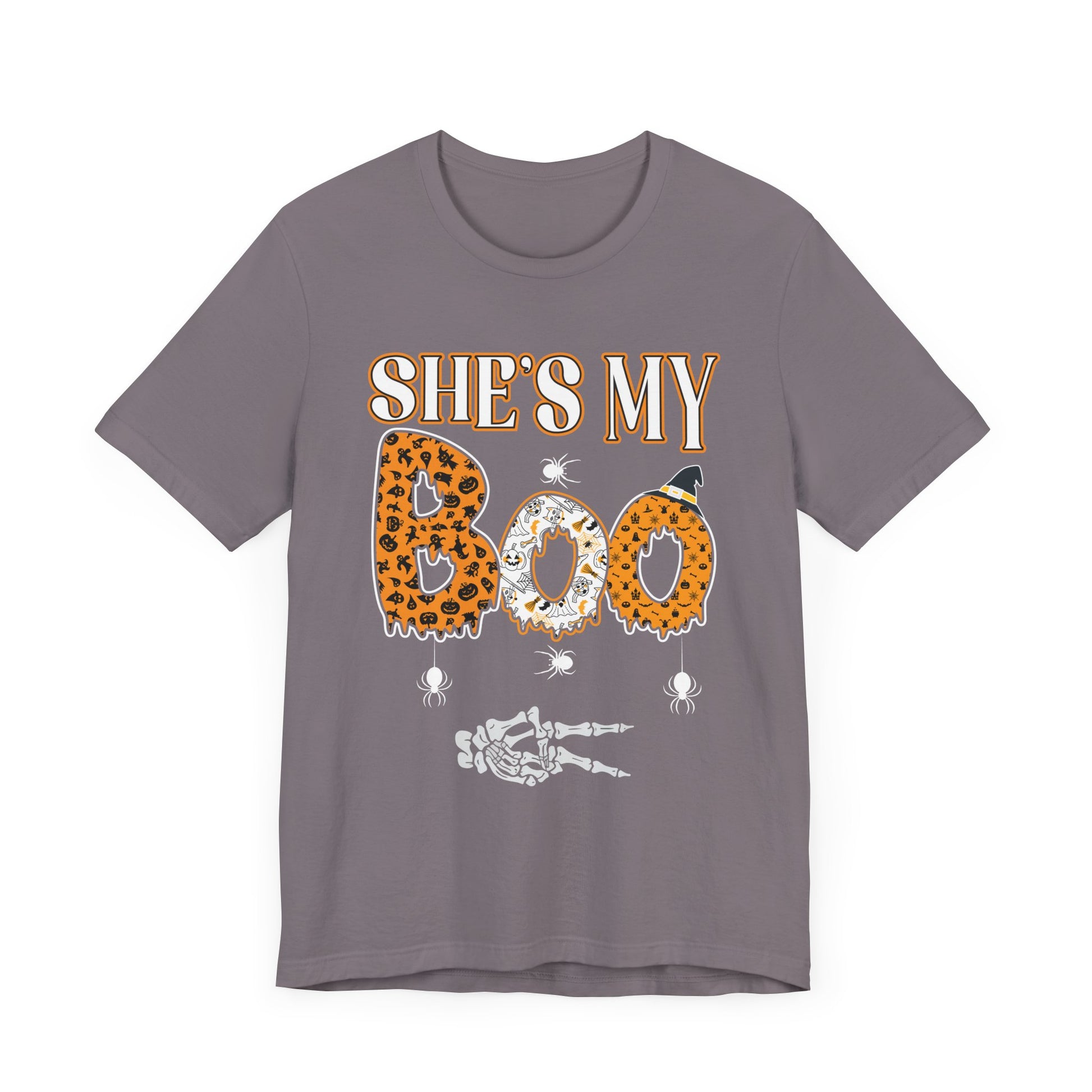 She's My Boo Halloween Tee - Unisex Jersey Short Sleeve T-Shirt