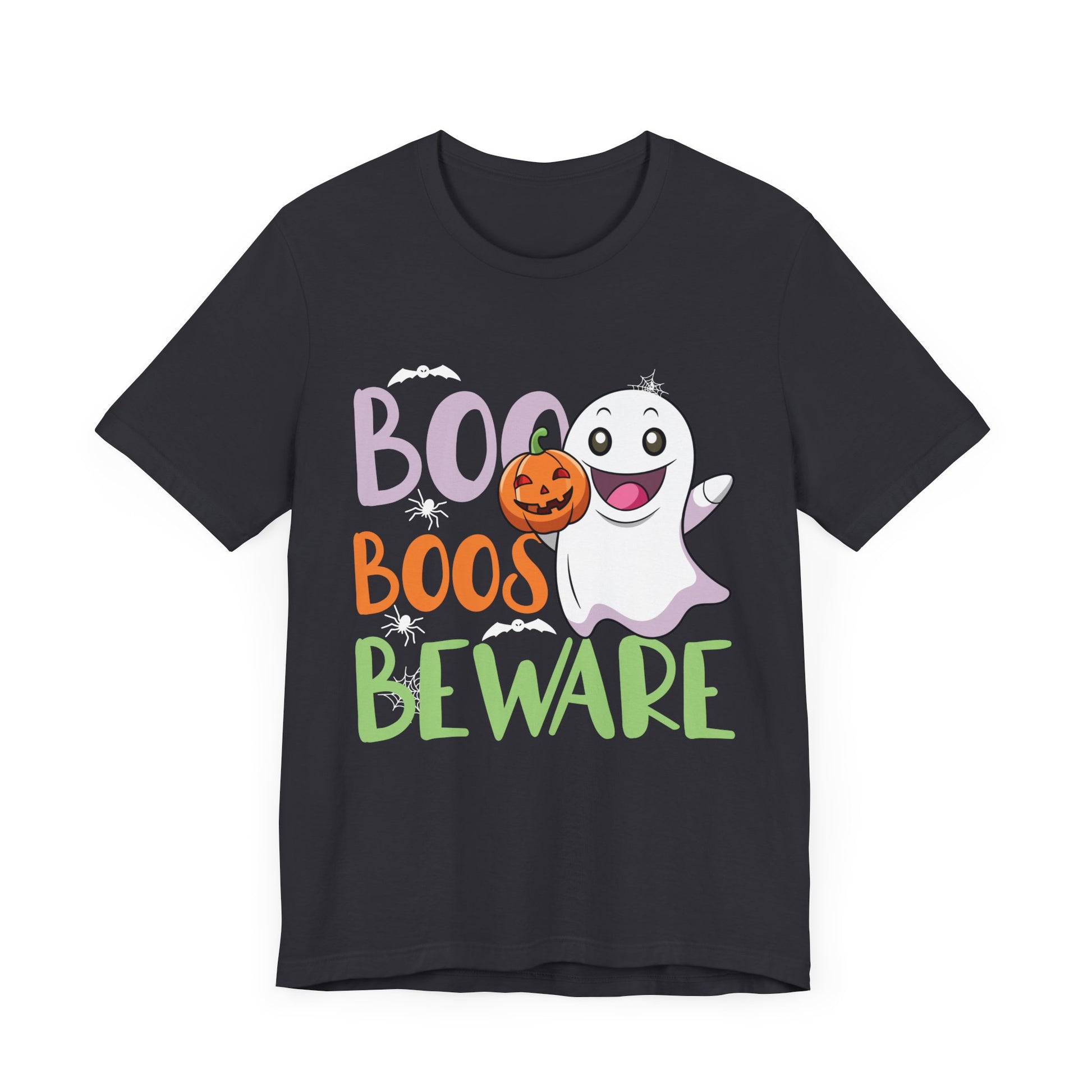 Halloween Ghost Short Sleeve Tee - "Boo Boo Beware"