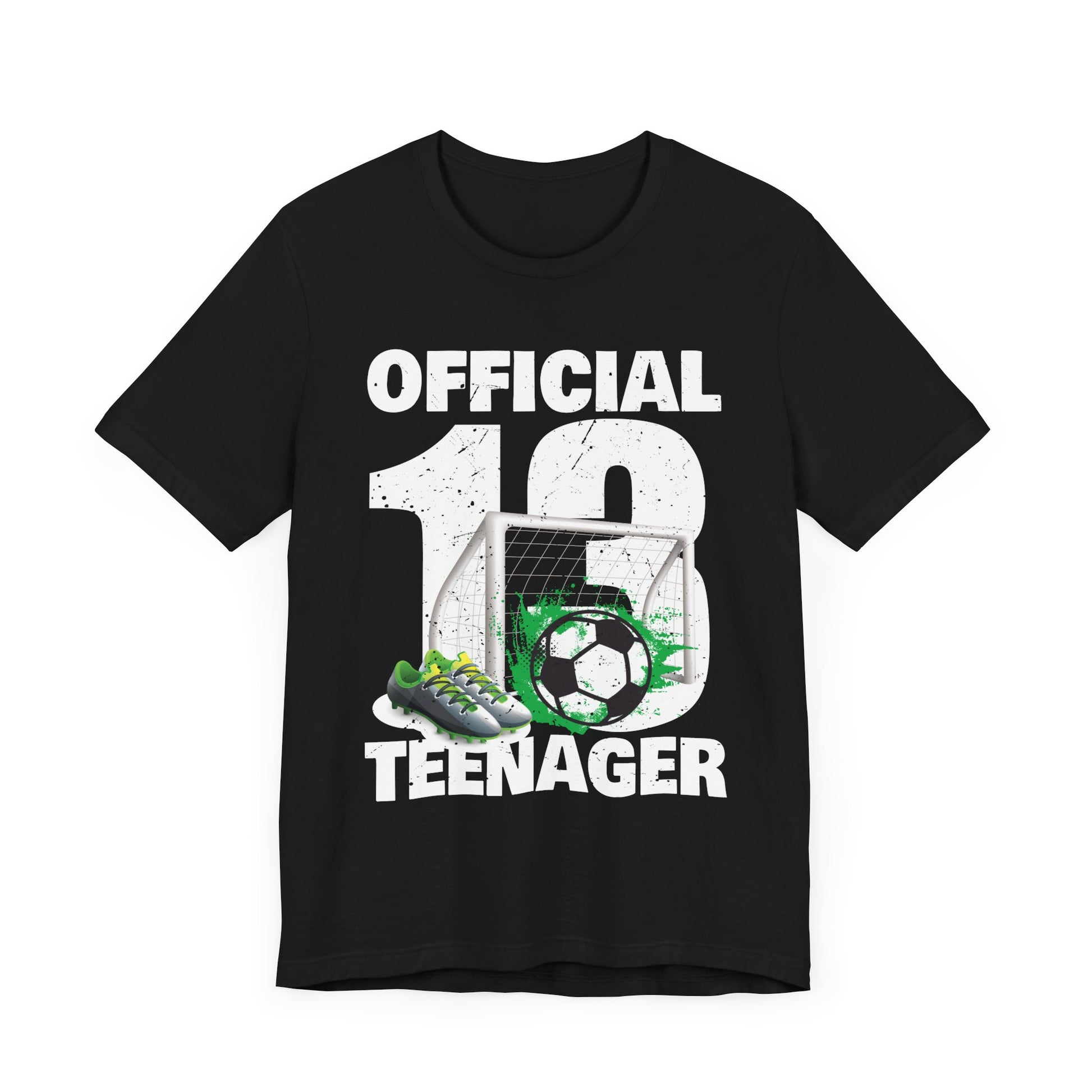 Soccer 13 Year Old Birthday Boy Shirt Official Teenager T-Shirt Unisex Jersey Short Sleeve Tee