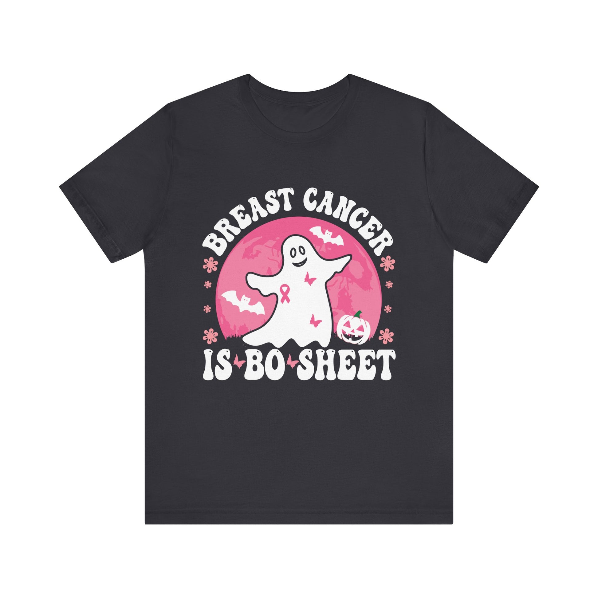 Breast Cancer Awareness Ghost Tee - Unisex Jersey Short Sleeve T-Shirt