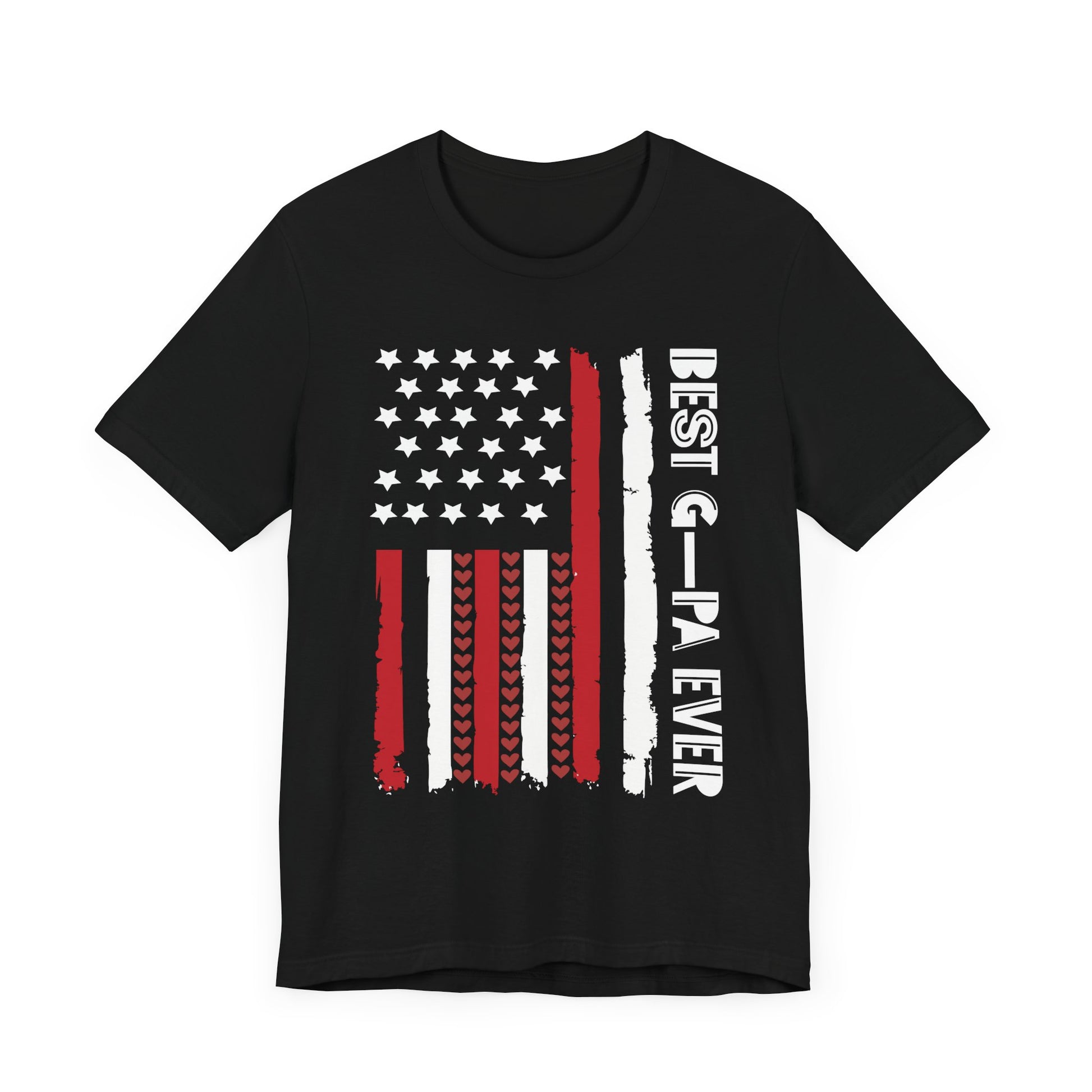 Patriotic Unisex Jersey Tee - 'Best Grandpa Ever' Design